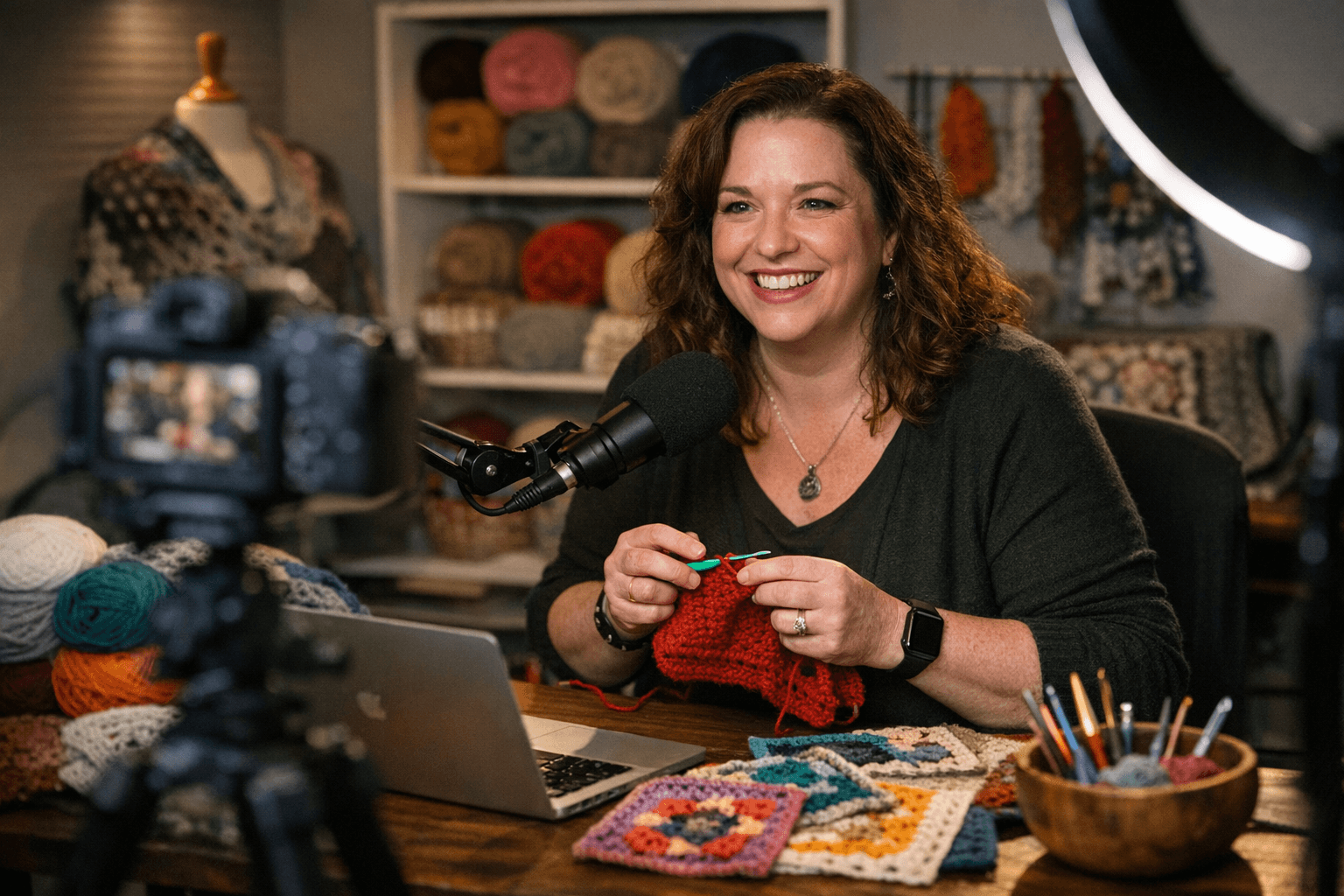 Moogly's Tamara Kelly Hosts Live Crochet Stream, Shares CAL and Project News