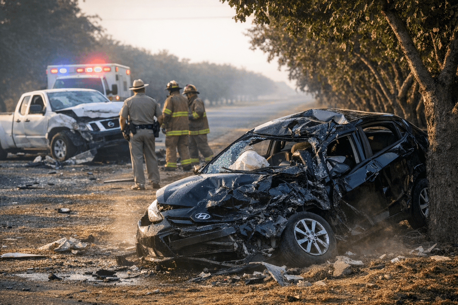 24-Year-Old Man Killed in 3-Vehicle Crash Near Parlier