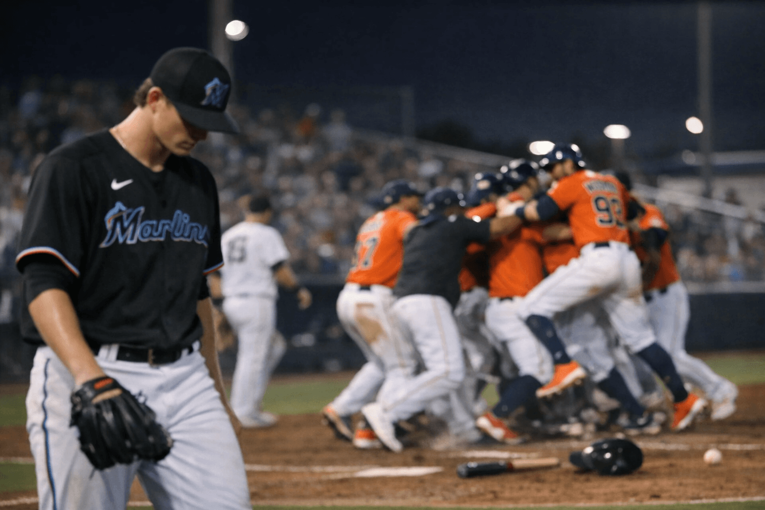 Marlins Prospects Fall 7-6 in Tight Spring Breakout Showcase Game