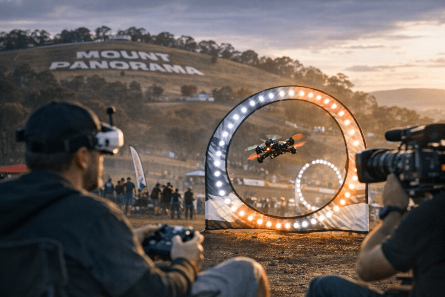Australian National Qualifier Draws Global Audience at Bathurst Panorama Drone Racing Event