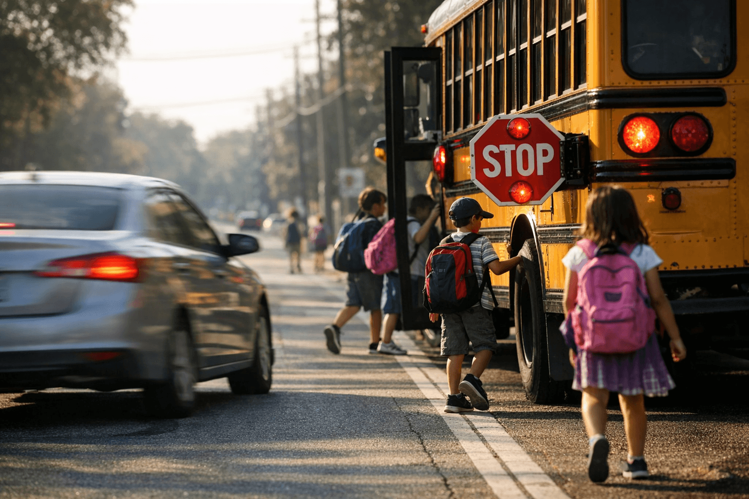 Orange County Releases Video Catching Drivers Illegally Passing Stopped School Buses