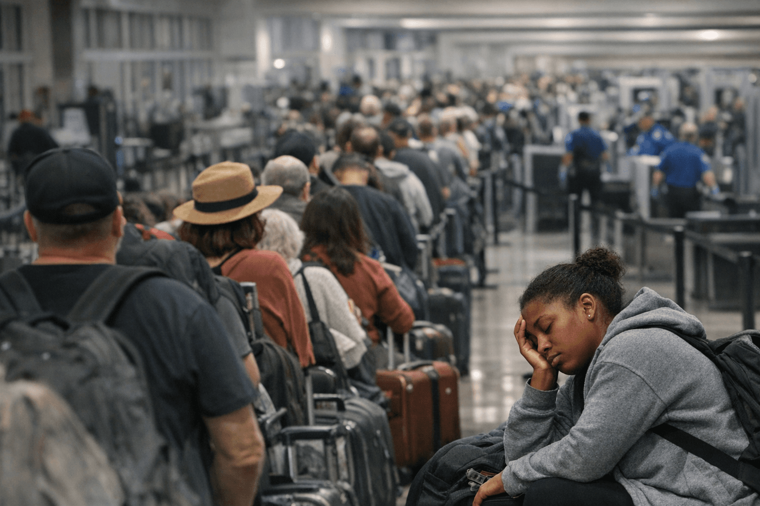 Mass TSA Callouts at Houston Airport Leave Travelers Stunned by Hours-Long Lines