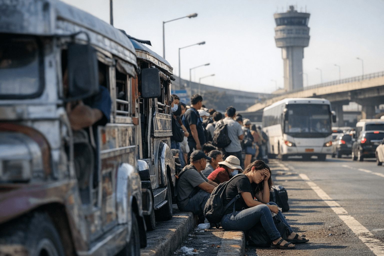 Philippines Transport Strike Grounds Jeepneys, Buses, Disrupts Airport Access