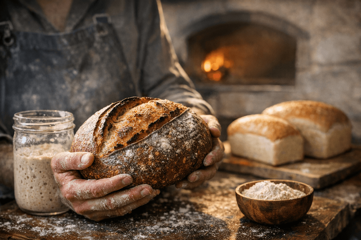 Sourdough's Unique Acids and Cultures Set It Apart From Commercial Bread