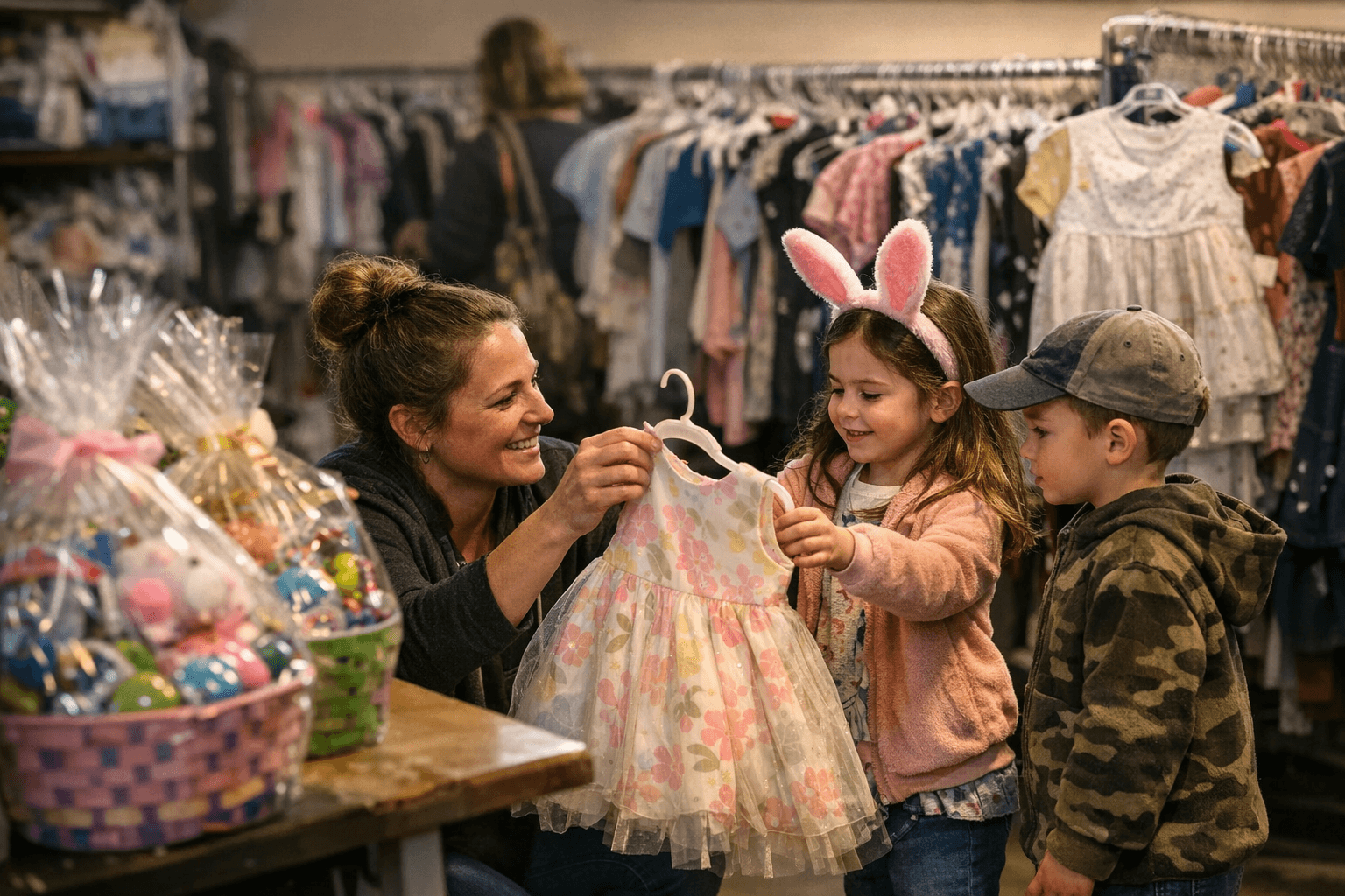 Oak Harbor Thrift Store Offers Free Easter Outfits, $1 Baskets for Families