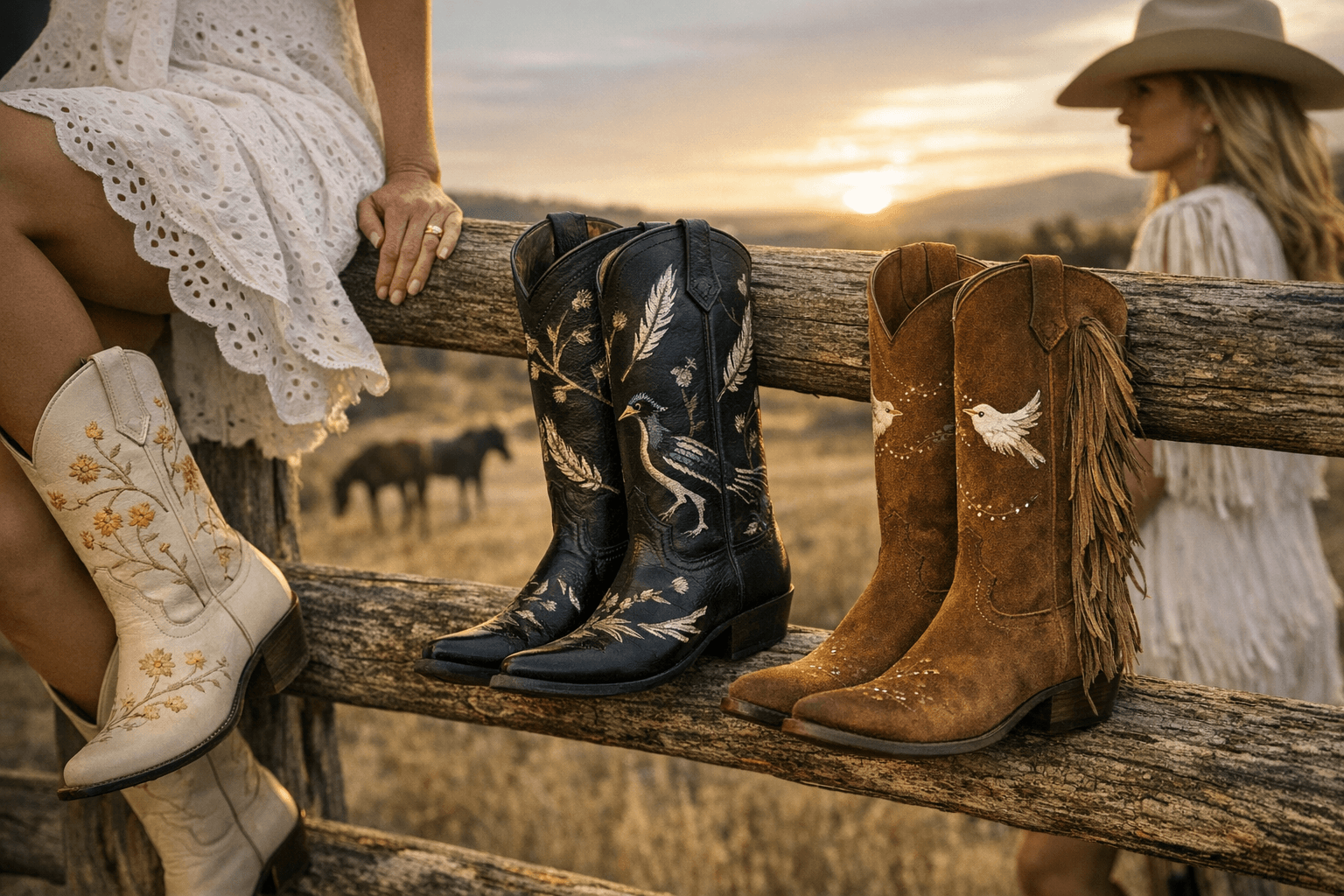 Lucchese and Lela Rose Unite for a Western Luxury Boot Capsule Collection
