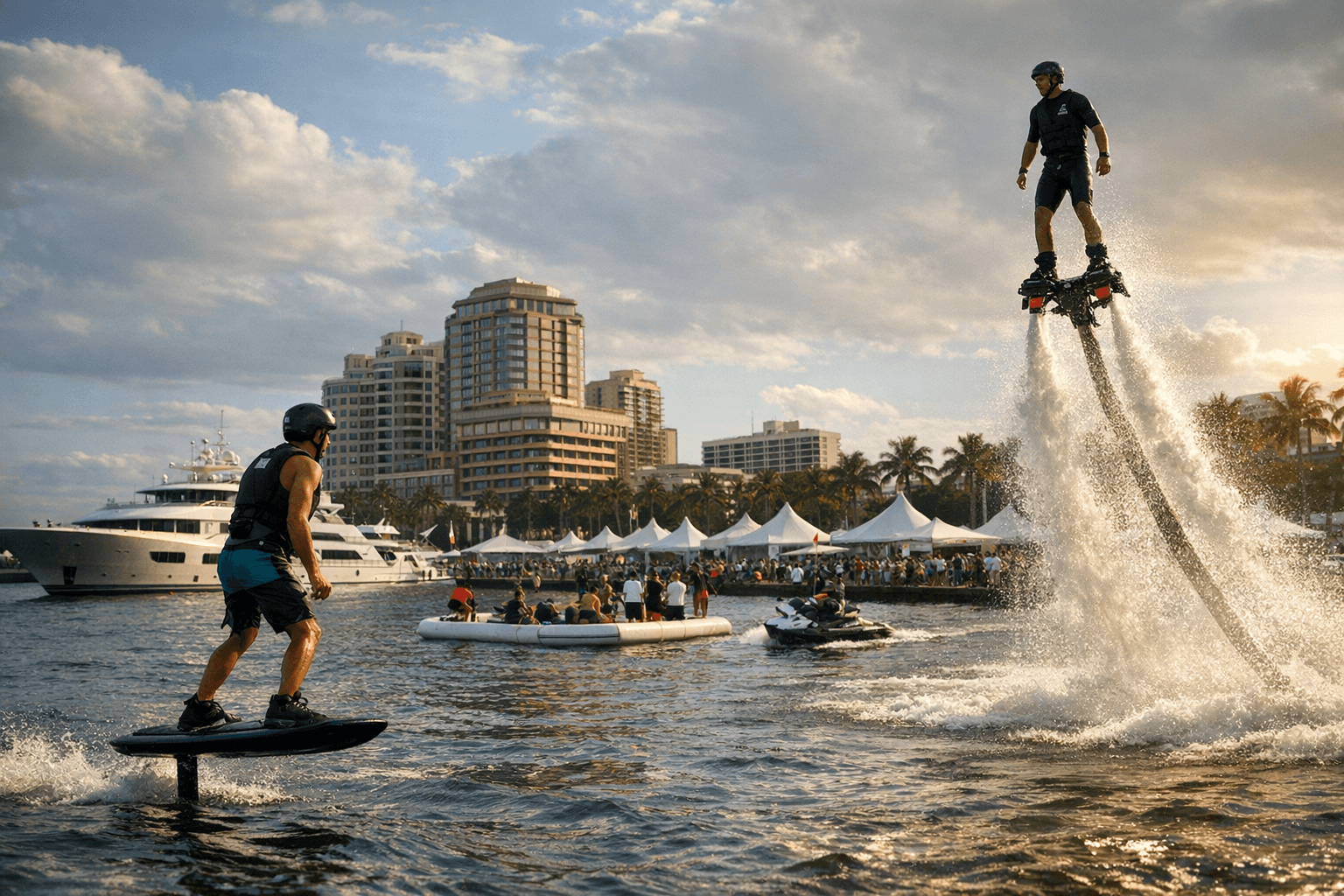 Palm Beach Boat Show 2026 Features Electric Water Toys, Foil Demos on Flagler Drive