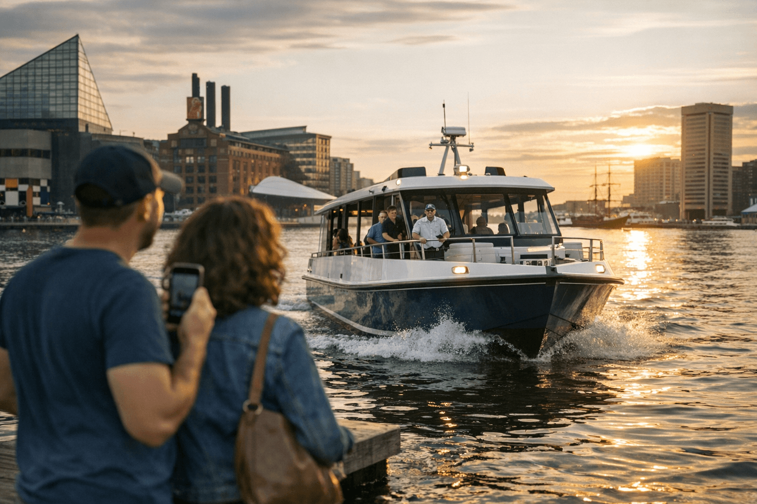 Baltimore Water Taxi Launches App-Based Service, Adds New Charter Vessel