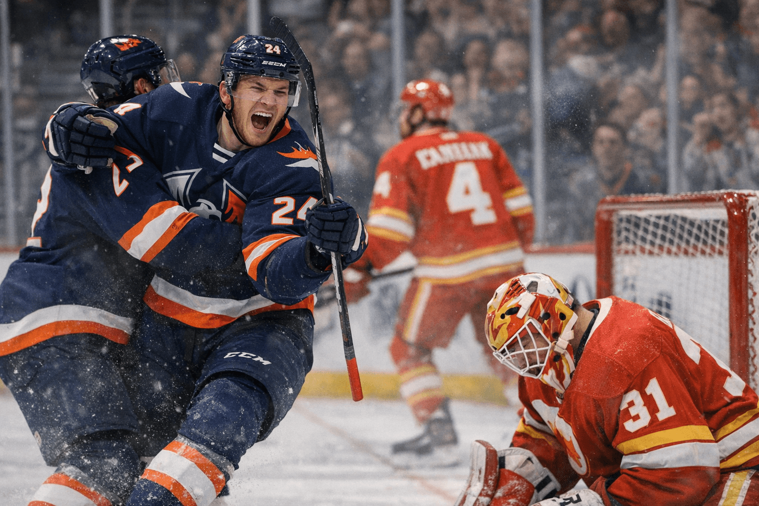 Firebirds Down Wranglers 5-2, Nyman Scores Twice to Extend Win Streak