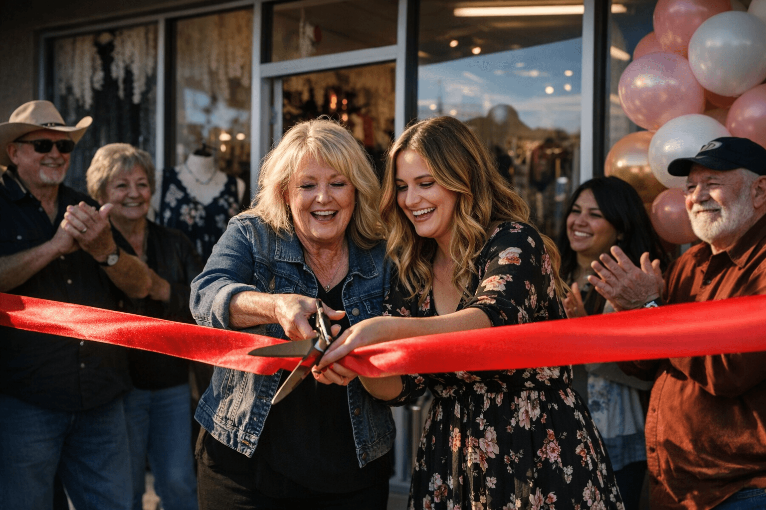 Pretty Petite Boutique Celebrates Ribbon Cutting at New Pahrump Storefront