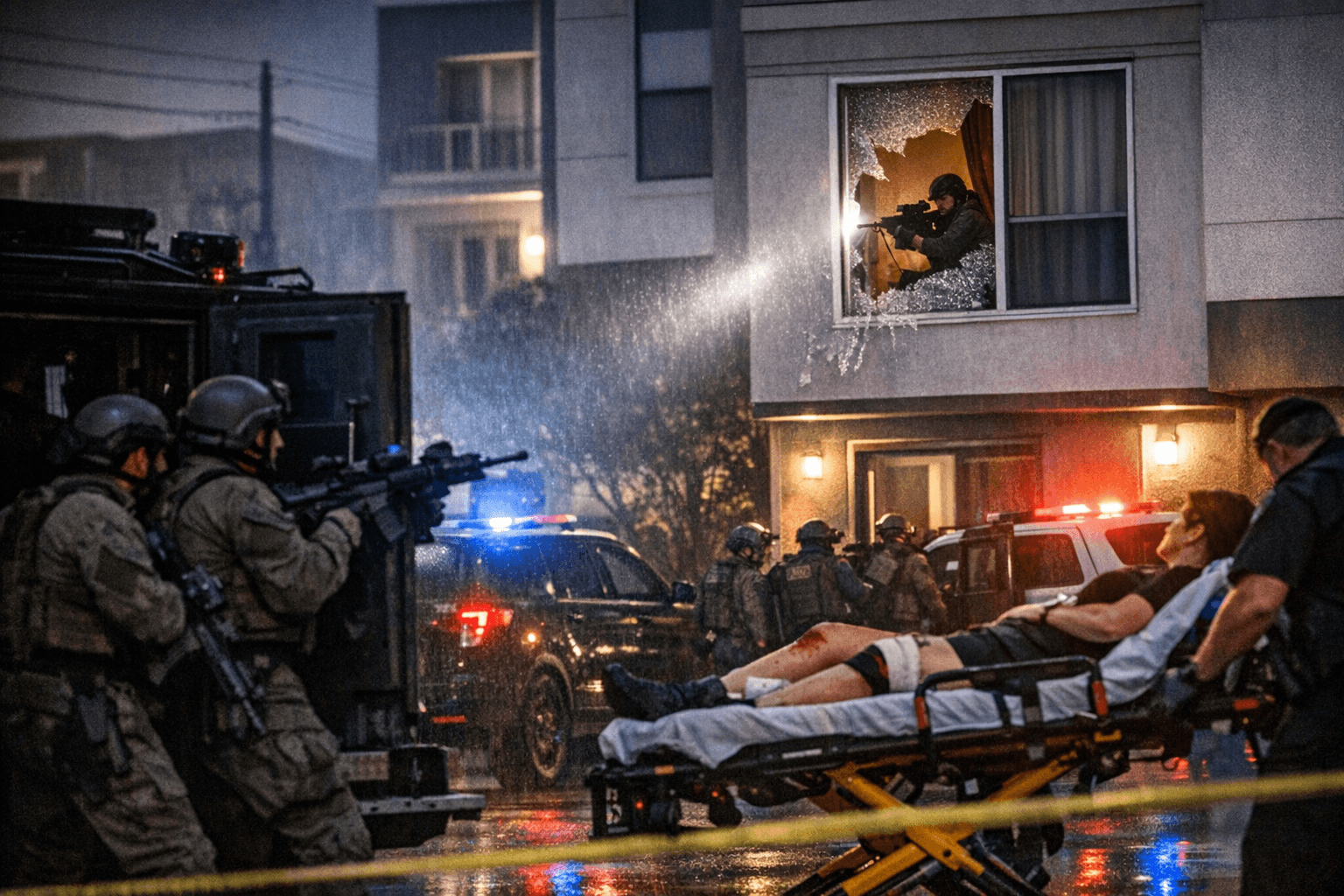 SWAT Standoff Near Washington Avenue Lasts Hours, One Person Shot