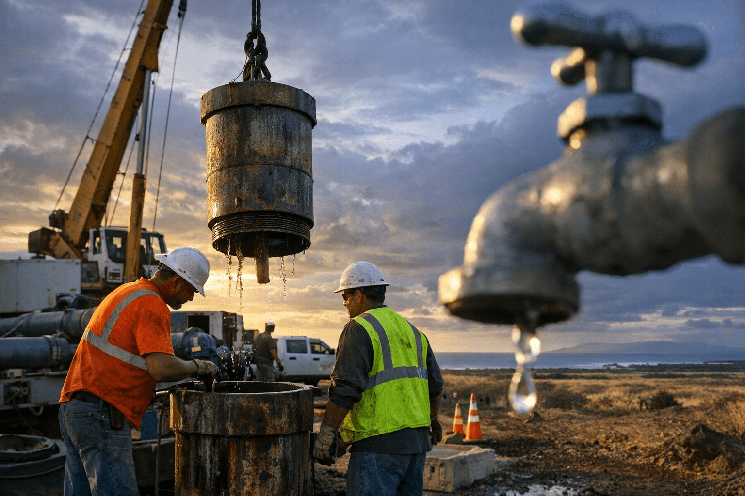 South Kohala Water Restriction Continues as County Repairs Lālāmilo Well