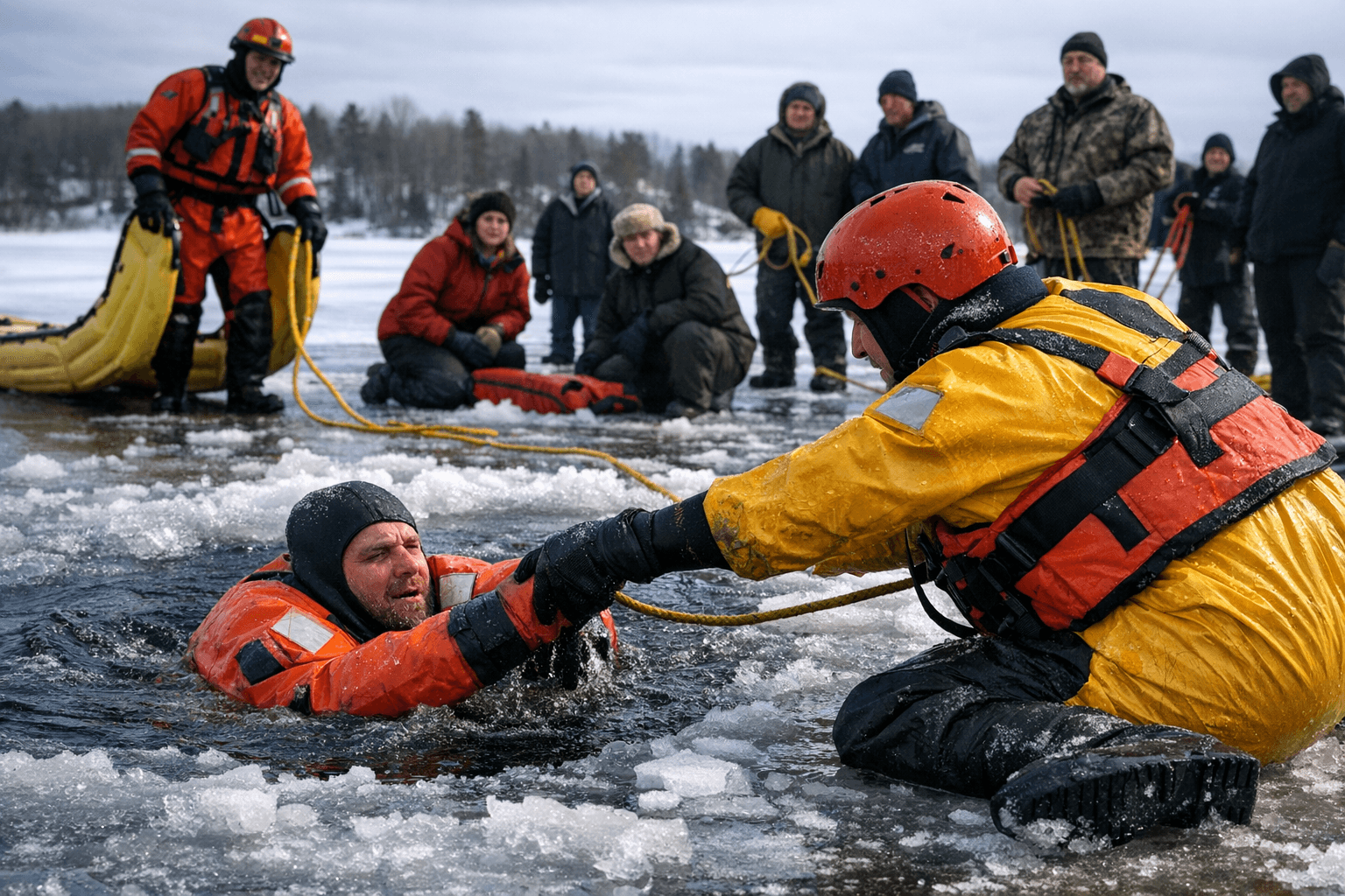 Iron River Event to Teach Ice Safety and Rescue Skills to Local Residents