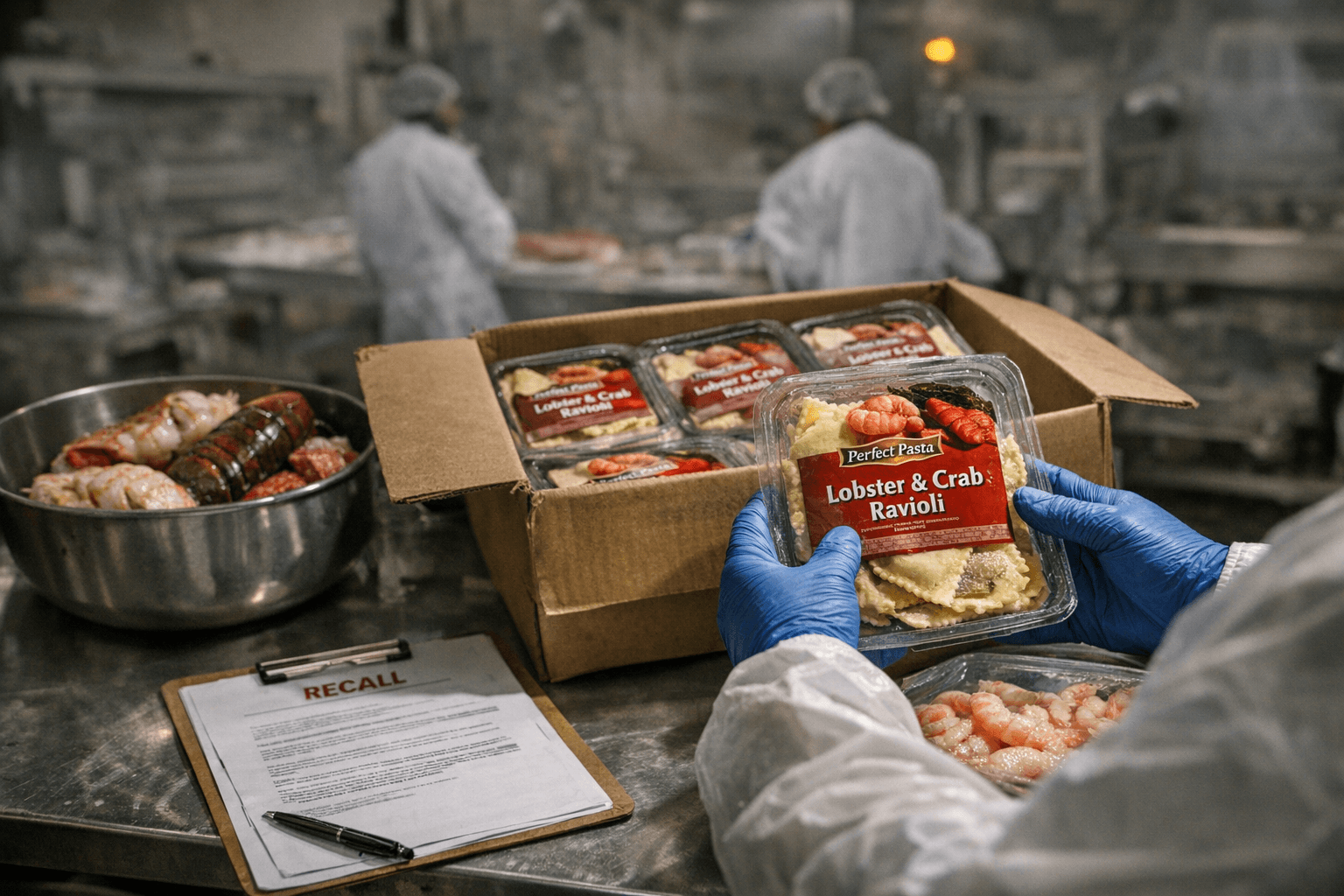 FDA Upgrades Perfect Pasta Lobster and Crab Ravioli Recall to Class I Status