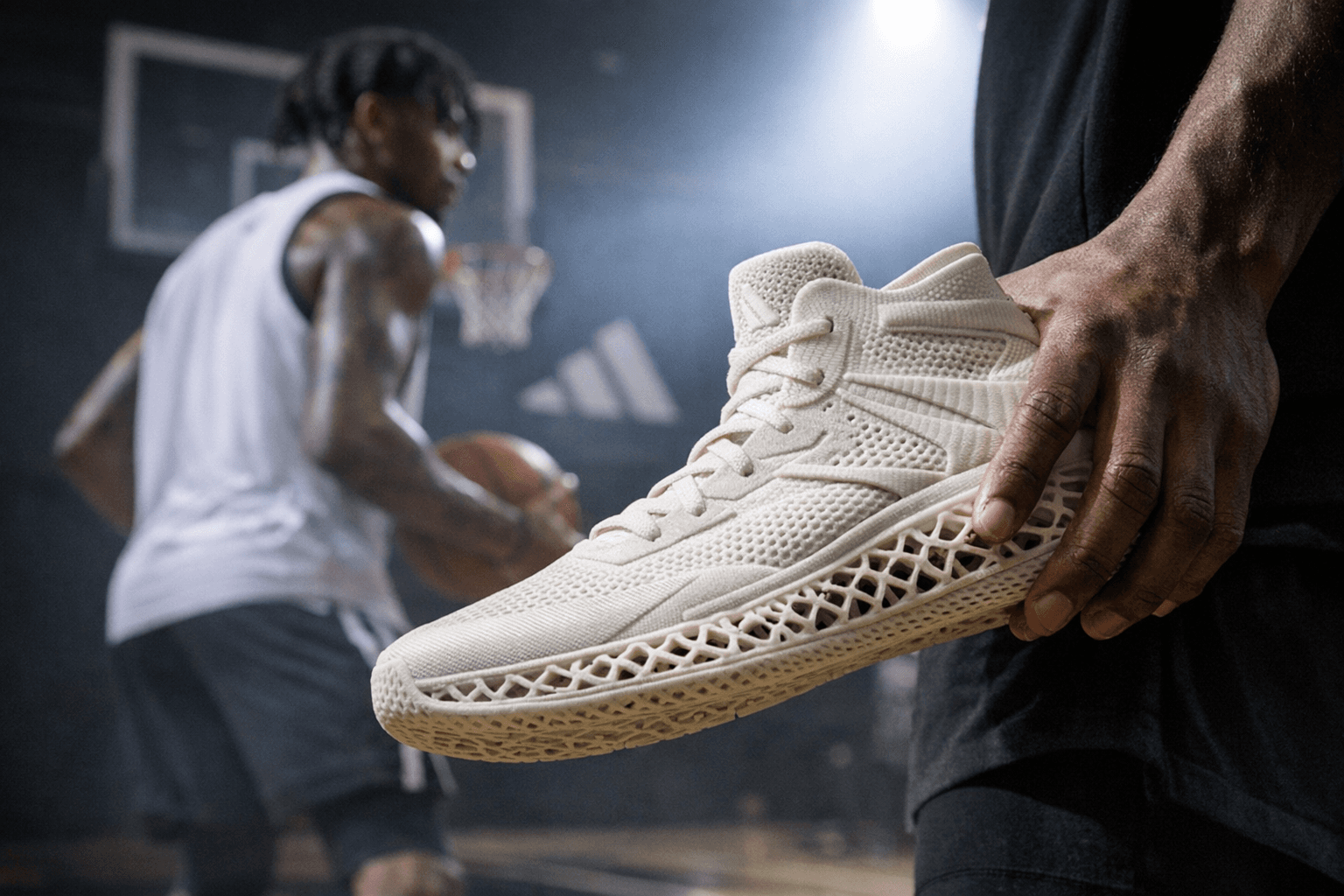Adidas Debuts Fully 3D-Printed Basketball Shoe With Project R.A.P. Reveal
