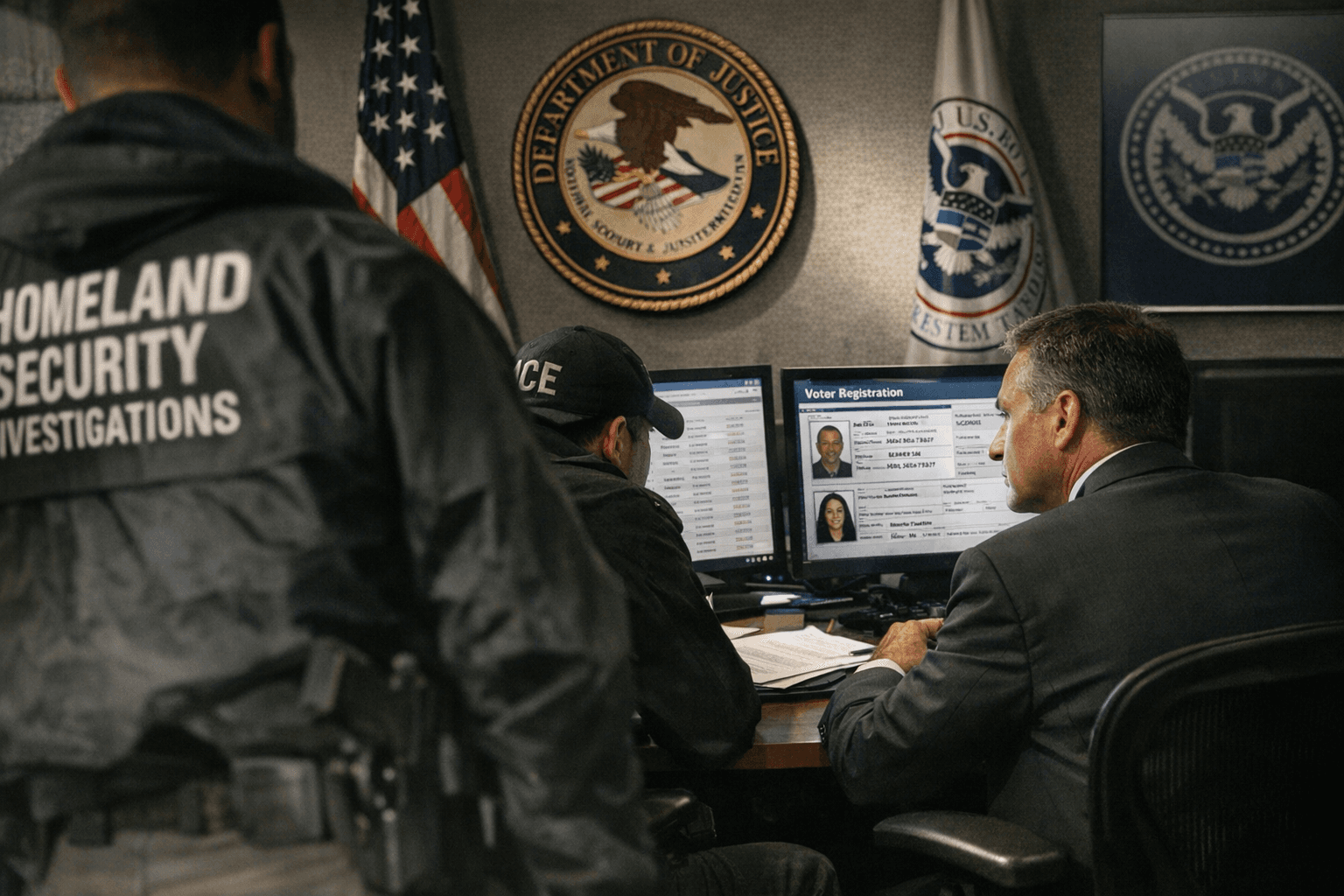 DOJ Nears Deal to Share State Voter Roll Data With DHS for Immigration Probes