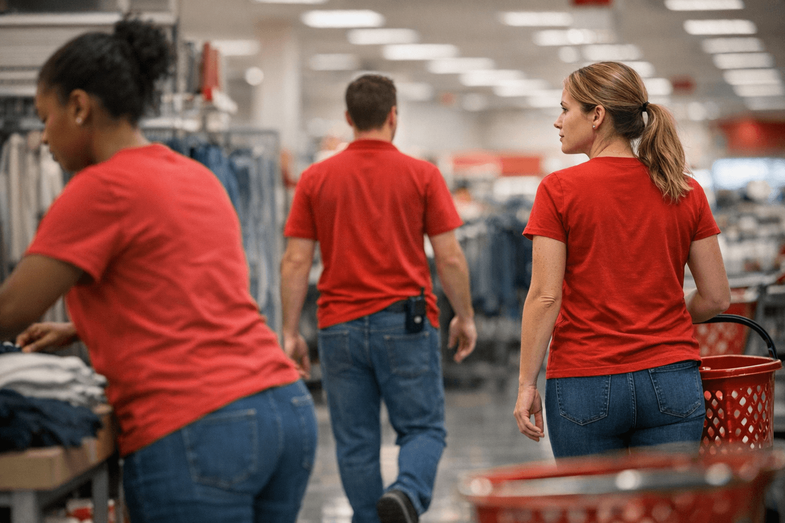 Target Mandates Plain Red Shirts and Blue Jeans for All Store Employees