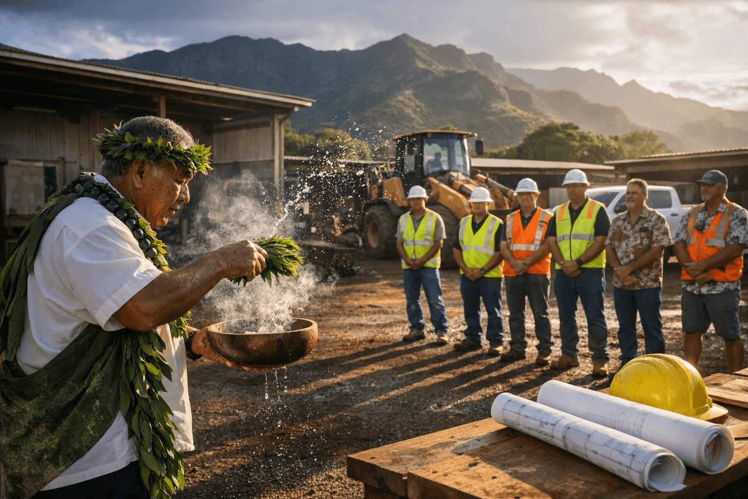 Kauai County Kicks Off $835,000 Hanapēpē Baseyard Renovation With Blessing Ceremony