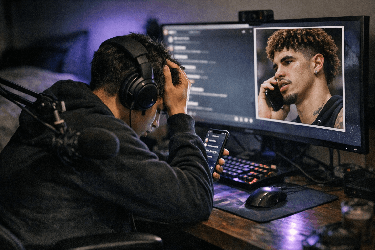 Twitch Bans Streamer RaKai 30 Days for Exposing LaMelo Ball's Phone Number