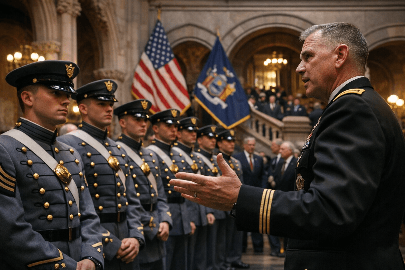 West Point Day Honors Cadets at State Capitol, Highlighting Academy's Orange County Ties