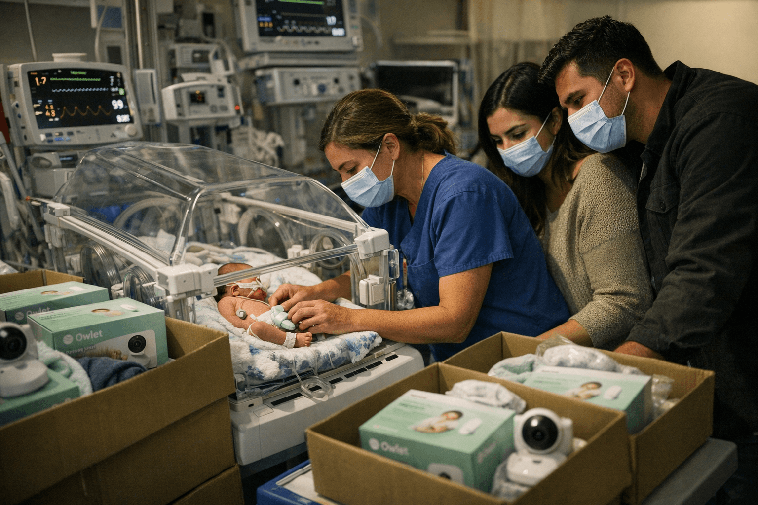 Owlet and Babylist Donate $39,000 in Monitors to Children's Hospital Los Angeles NICCU
