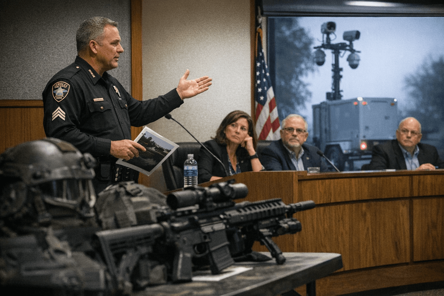 Eureka Police Chief Presents 2025 Annual Report, Military Equipment Use to Council