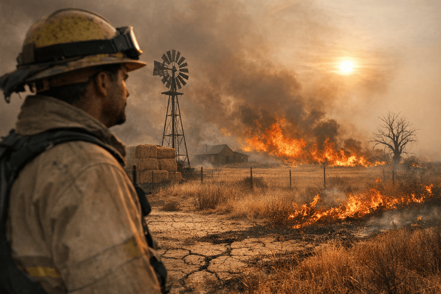 Texas County Towns Hit 102°F in March, Worsening Drought and Fire Risks