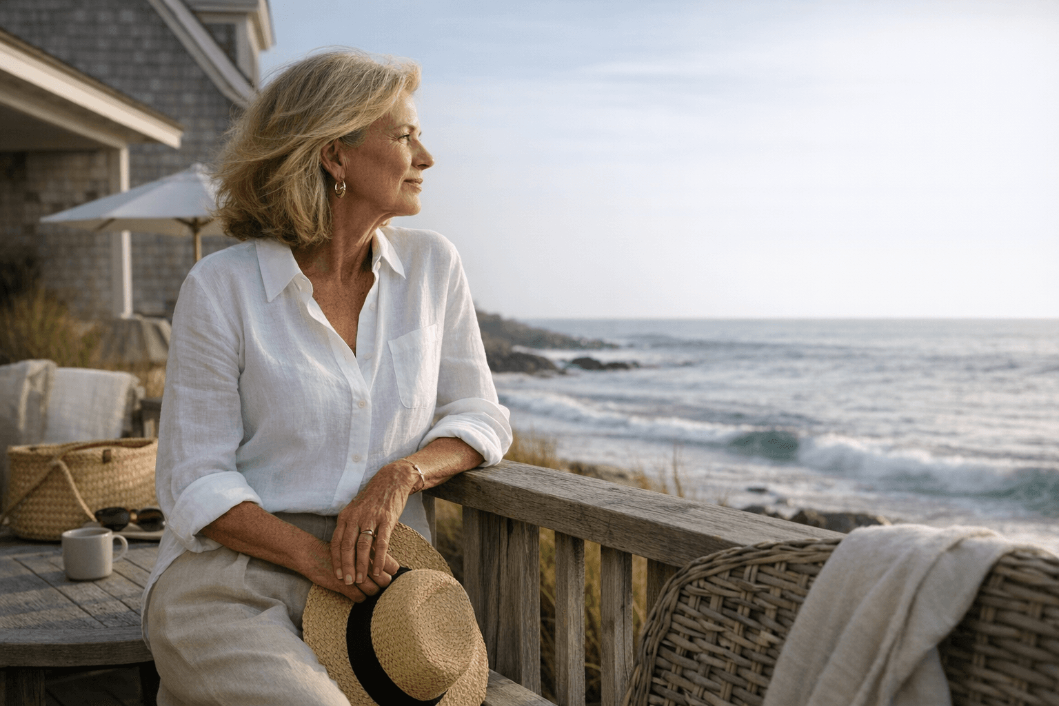 Linen Shirts, Neutral Separates, and Quiet-Luxury Picks Defining Coastal Grandmother Style This March