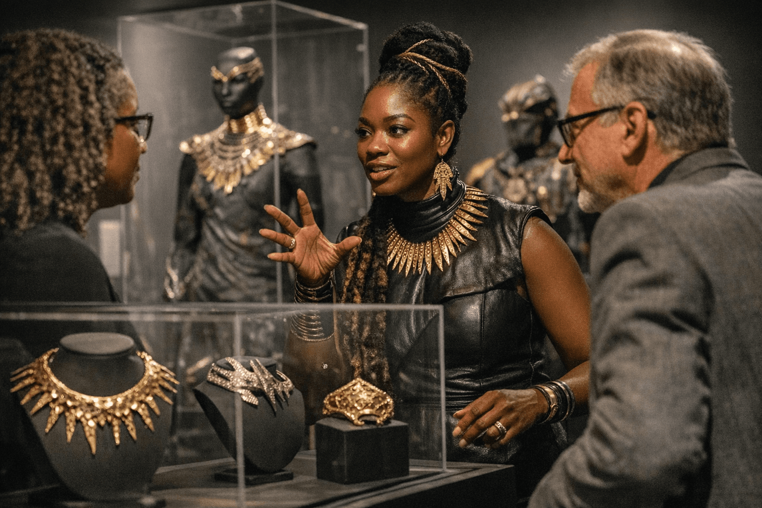 Douriean Fletcher and Curators Discuss Afrofuture Jewelry Across Two Institutions