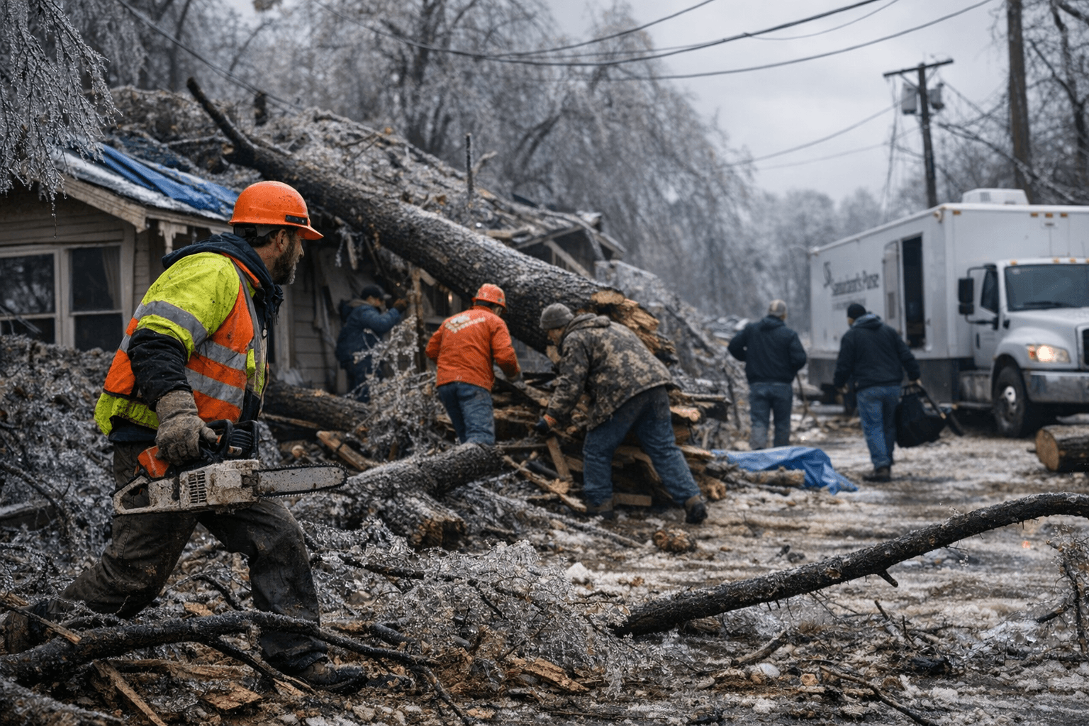 Samaritan's Purse Continues Relief Efforts Two Months After Winter Storm Fern