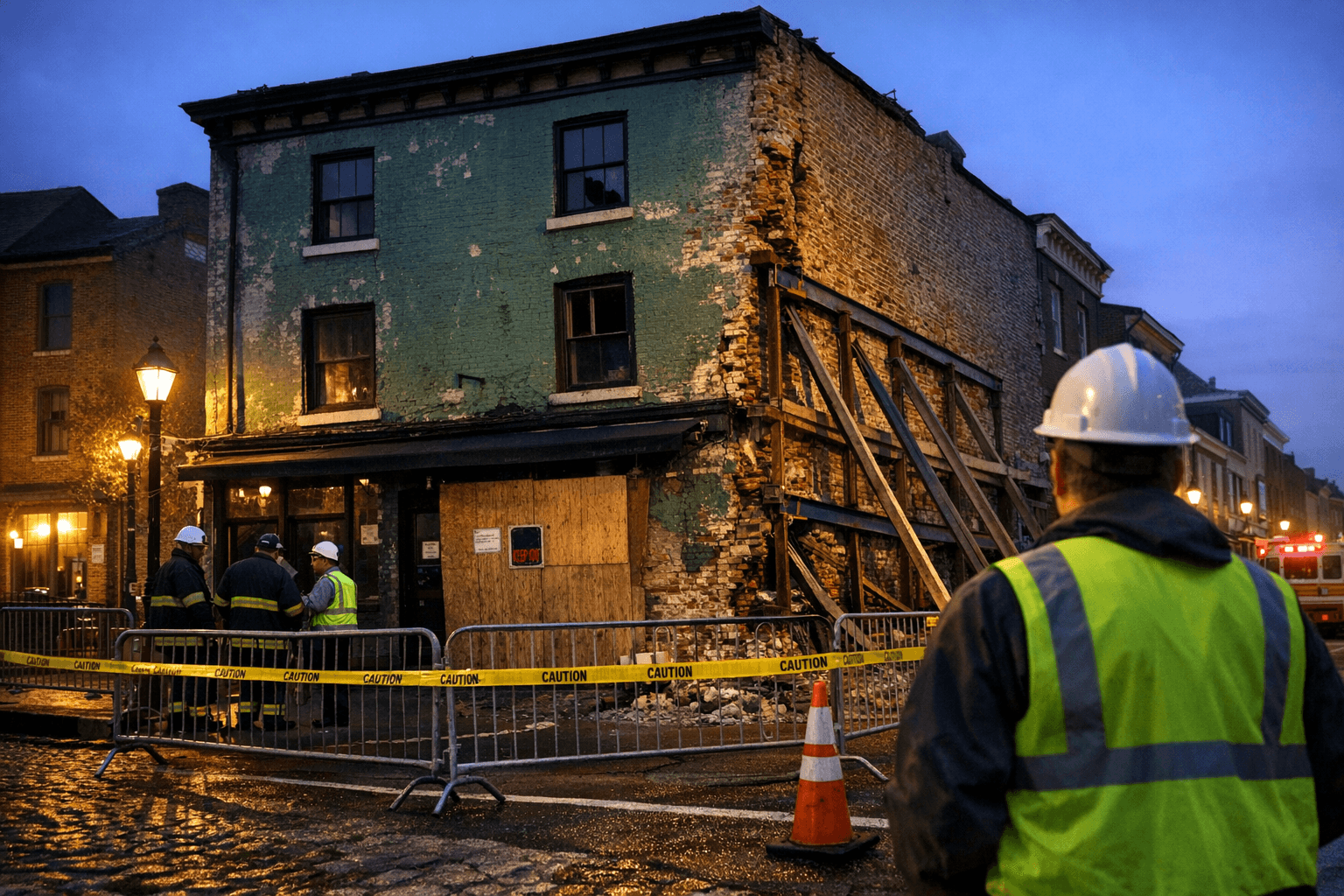 Historic Fell's Point Building, Former Home of Bertha's Mussels, Condemned