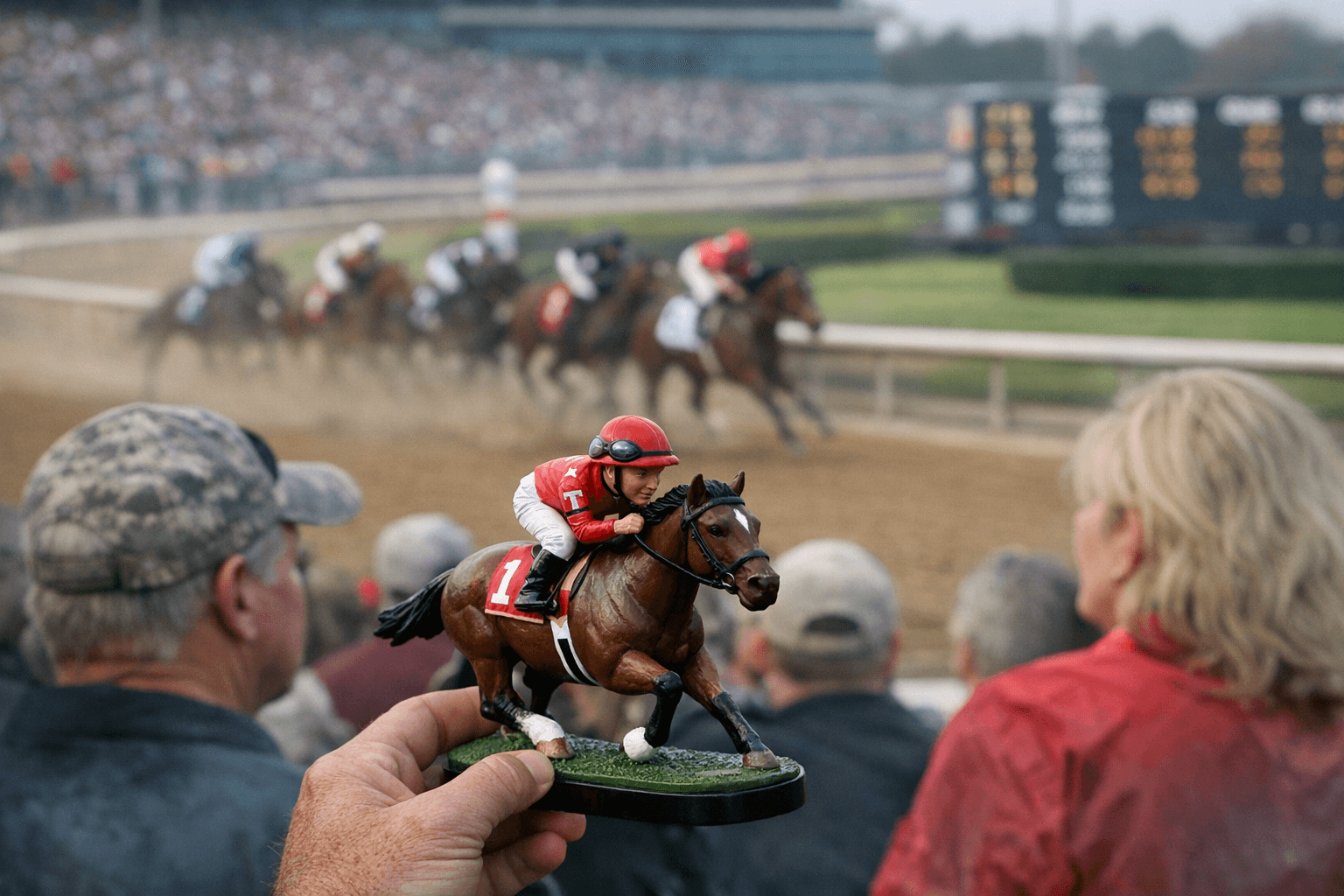 Oaklawn Honors Retired Champion Thorpedo Anna With Bobblehead Giveaway on Fantasy Stakes Day