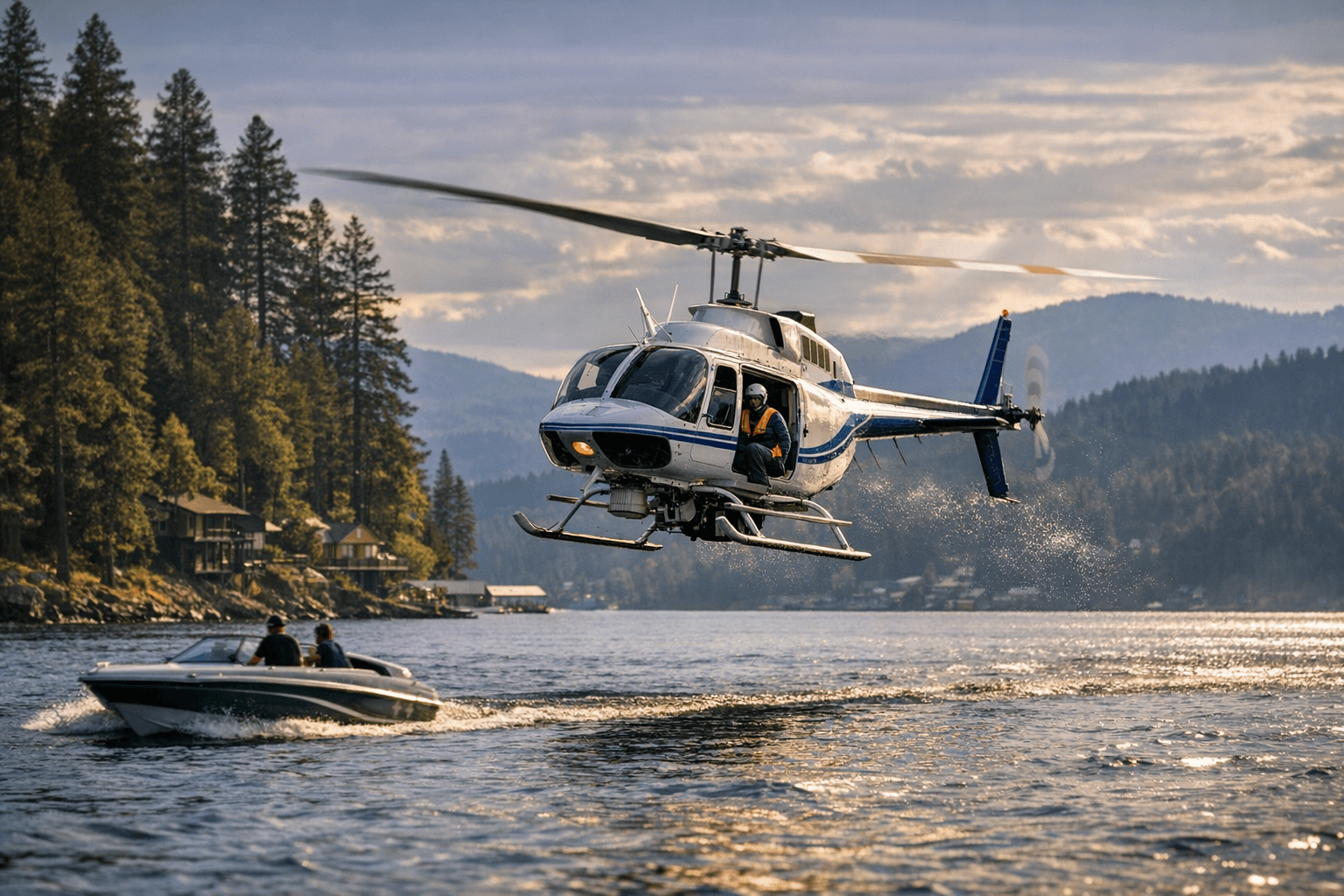 Avista Helicopter Surveys to Fly Low Over Coeur d'Alene Lake This Week