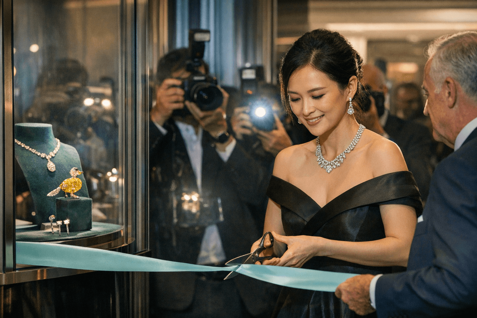 Tiffany & Co. Opens Beijing Flagship With Ambassador Zhang Ziyi