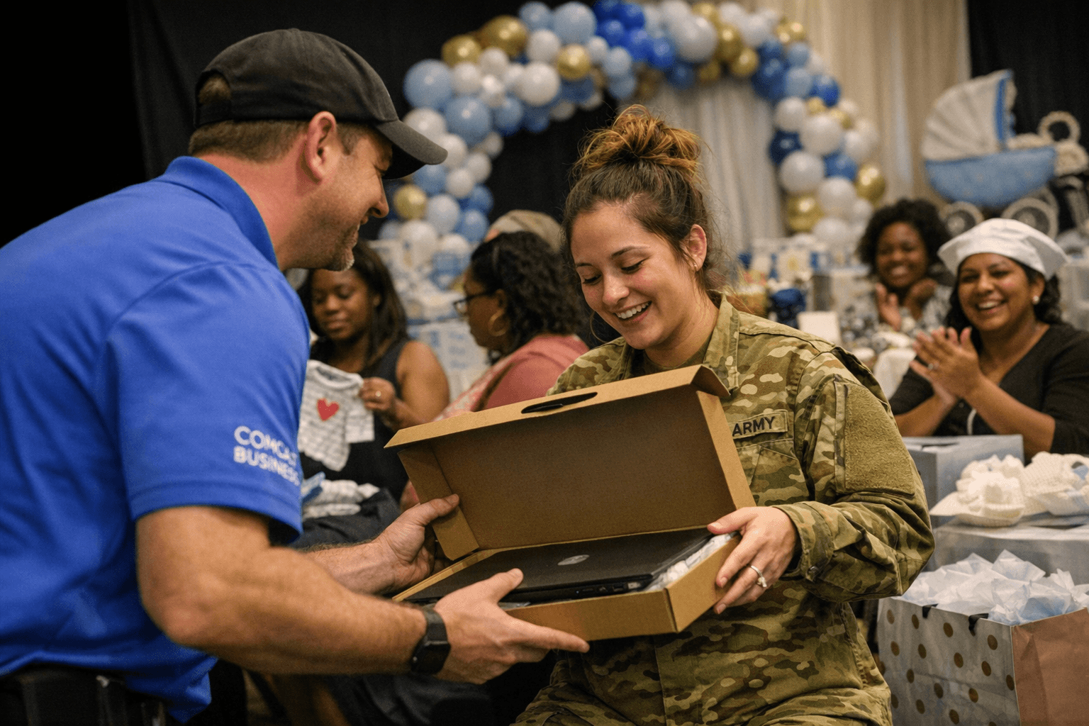 Operation Shower Teams With Comcast Business to Celebrate Military Moms in Jacksonville