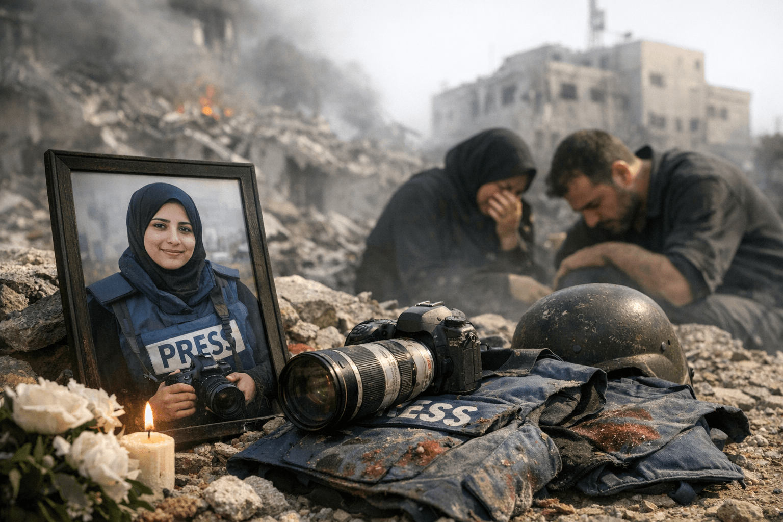Slain Gaza Photojournalist Mariam Abu-Dagga Named 2025 World Press Freedom Hero