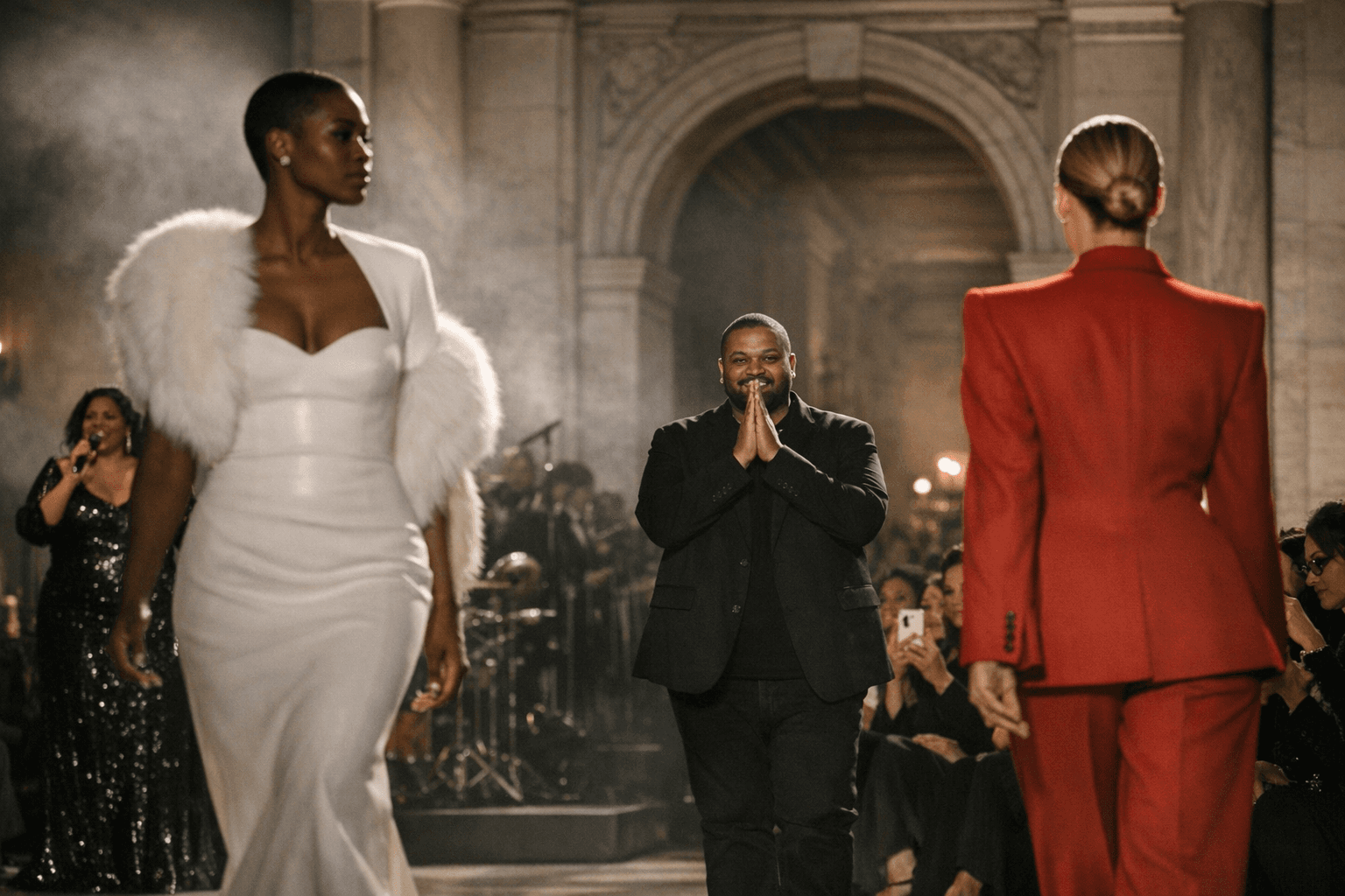 Sergio Hudson's 10th Anniversary Collection Redefines American Power Dressing