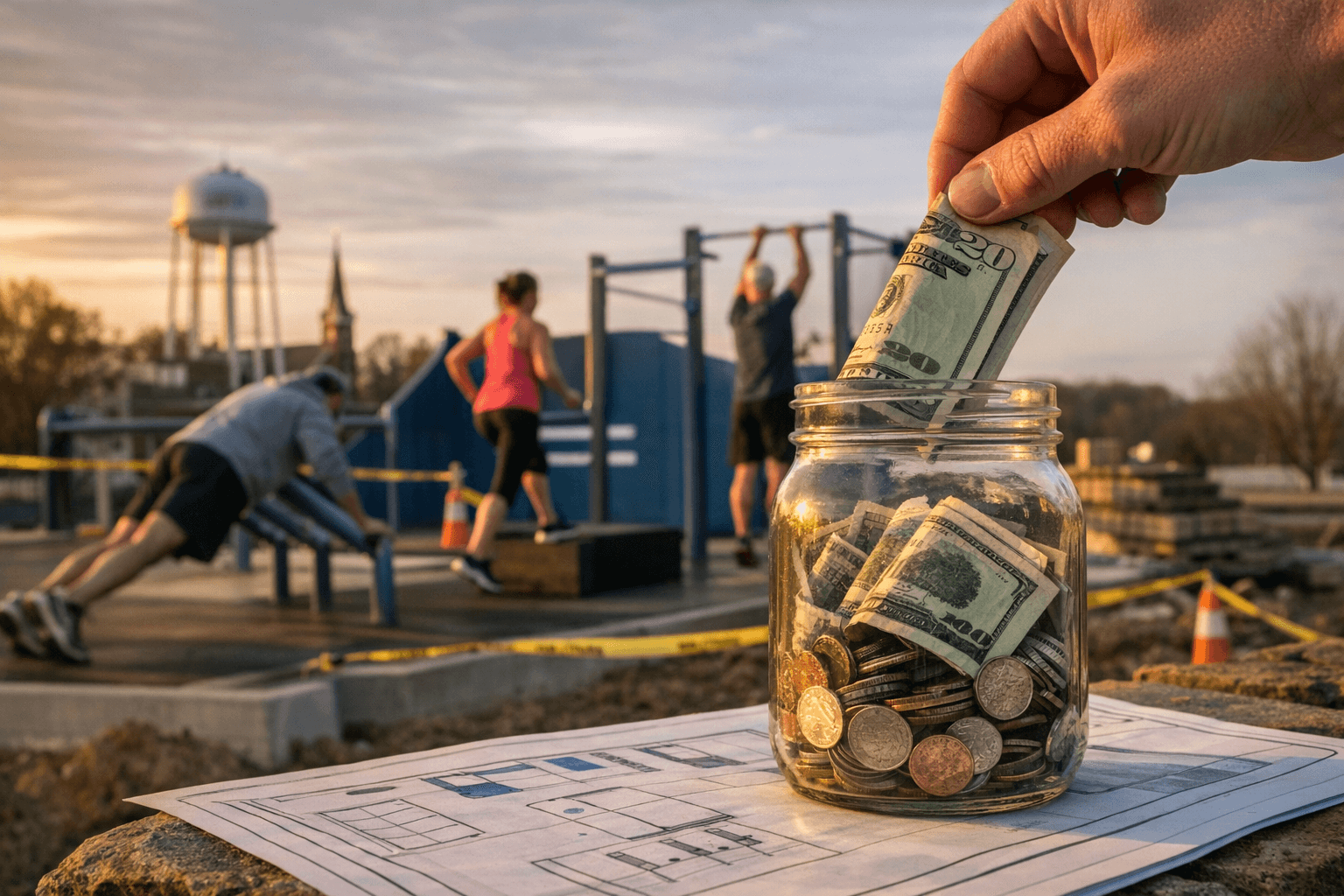 Huntingburg Fitness Court Crowdfunding Campaign Deadline Approaches, Matching Funds Available