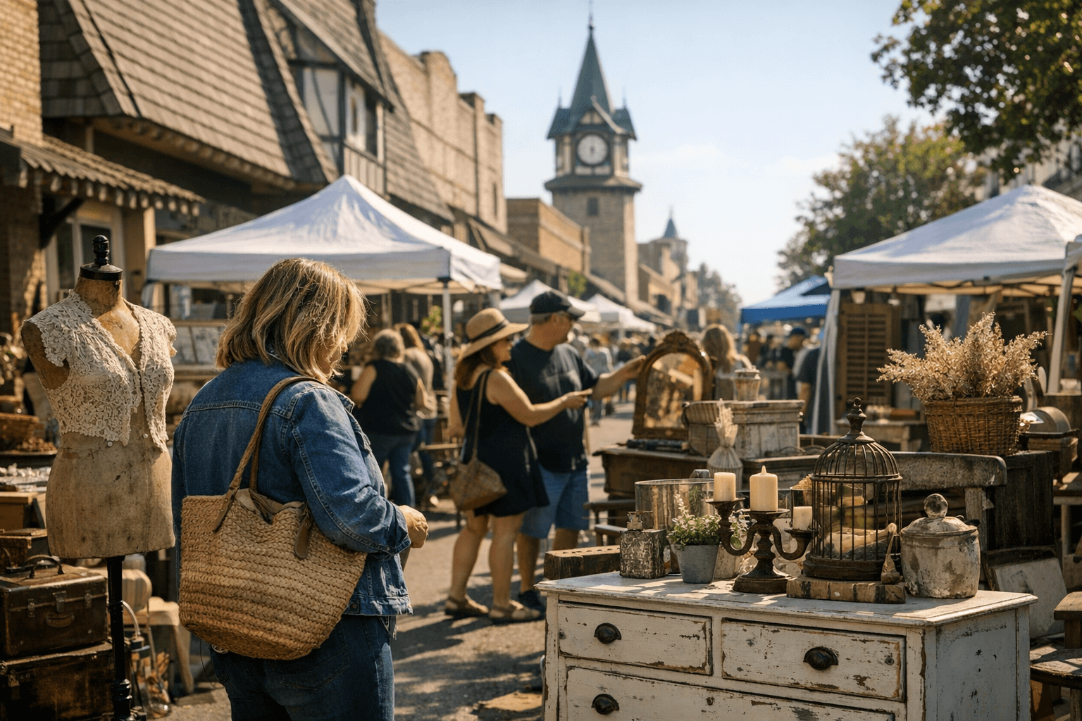 Kingsburg Vintage Market Draws Shoppers to Downtown Retail Corridor
