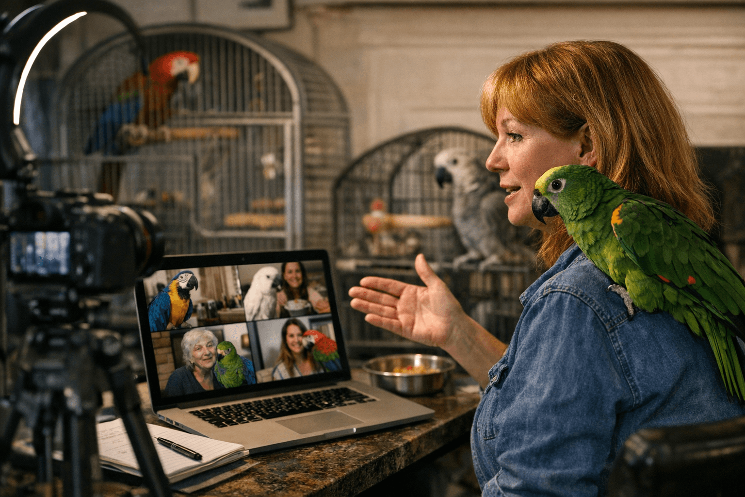 ParrotsRUs Posts Recorded Group Parrot Behavior Coaching Session for Sale