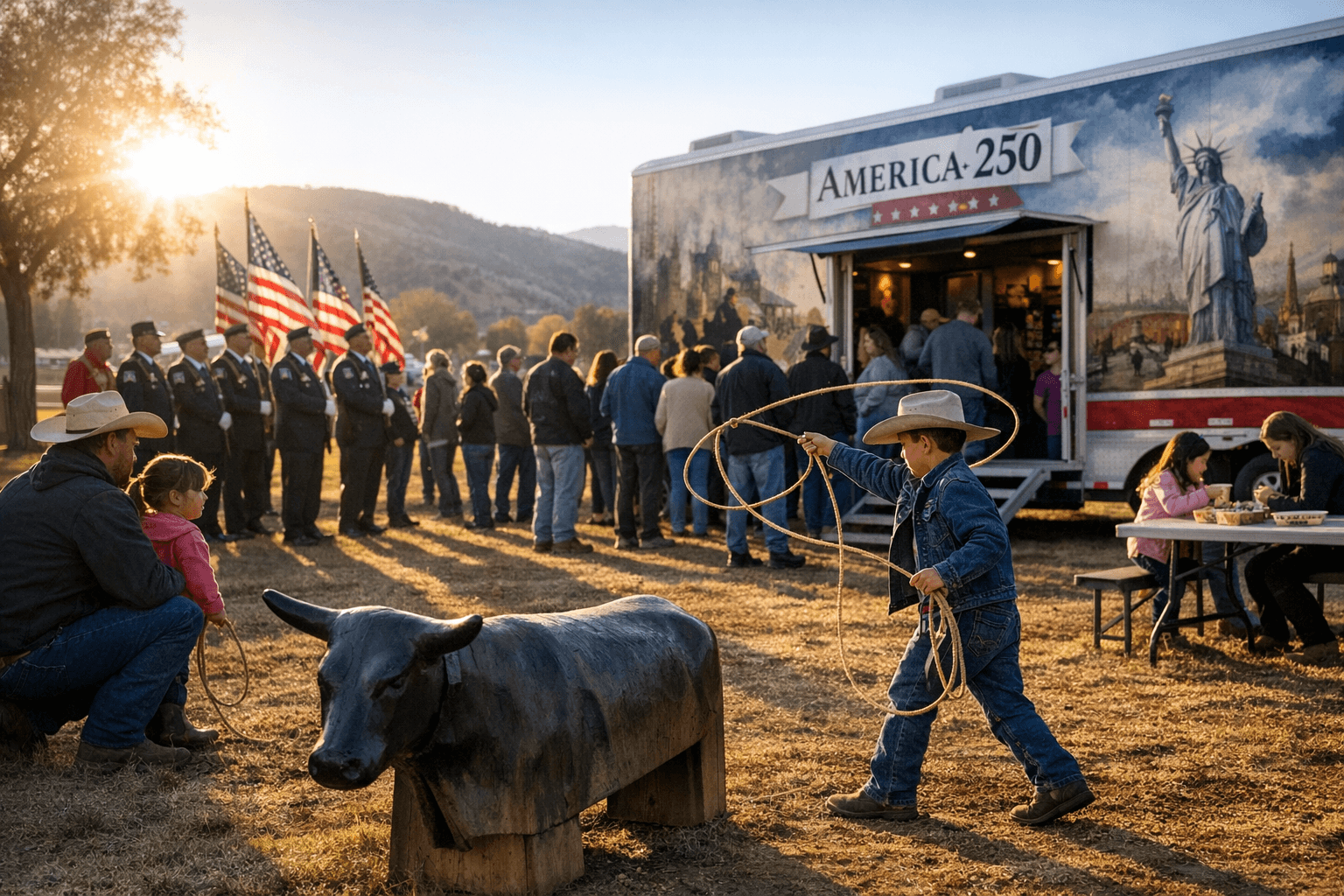 America 250 Traveling Museum Brings Interactive History Exhibits to Eagar