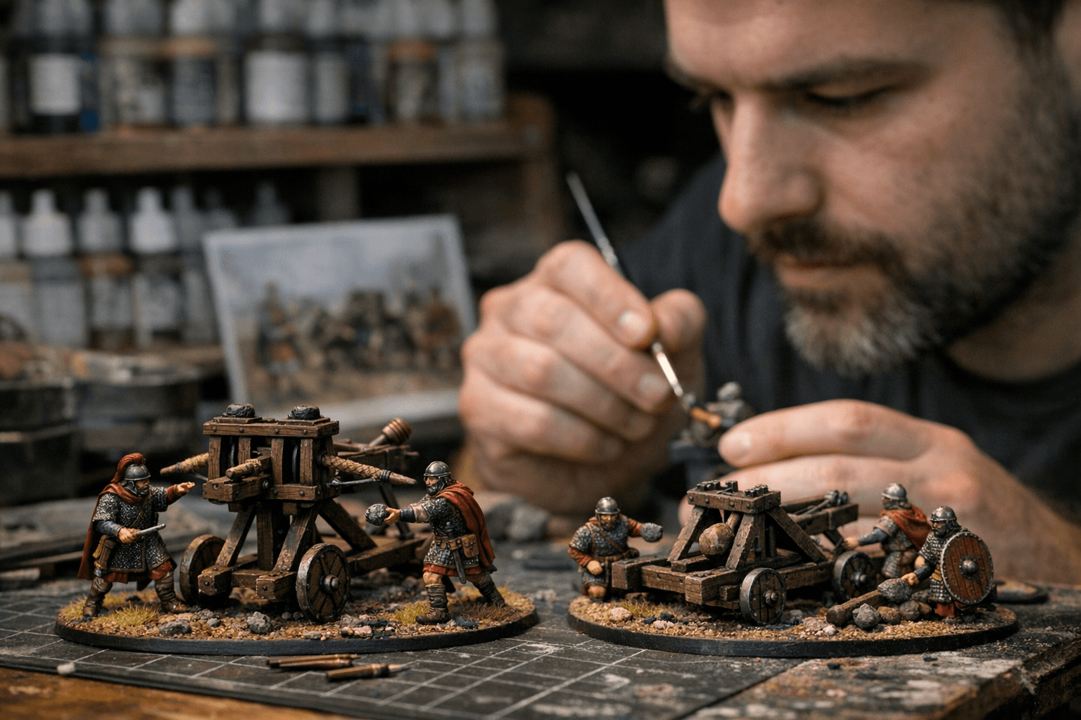 Wargames Atlantic Shows Late Roman Artillery Painting Progress in Hobby Corner Update