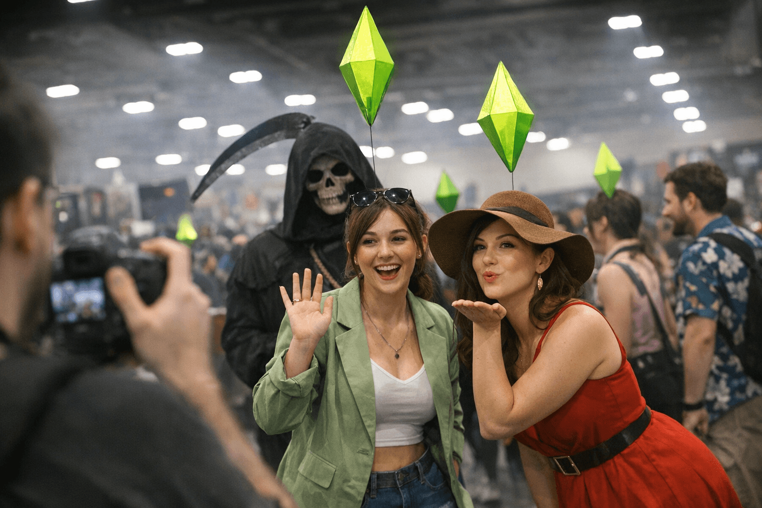 Sims Fans Bring Plumbobs and Sul Sul Energy to GalaxyCon Richmond 2026