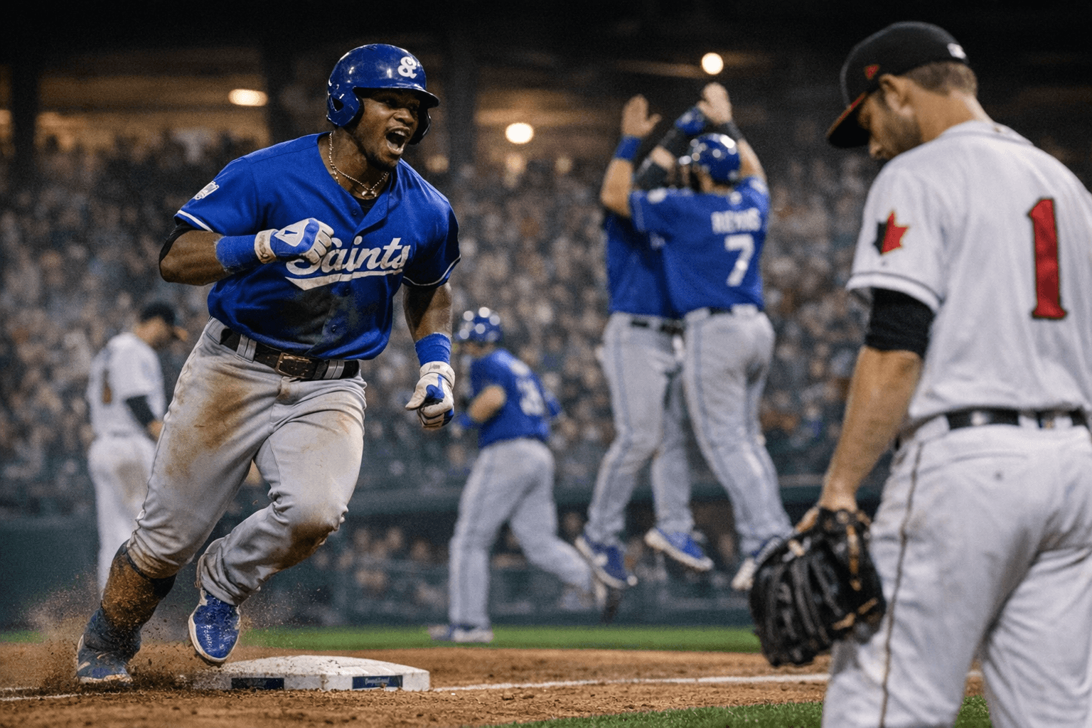 Saints Silence Indians With Early Burst, Prospect Power in Season Opener