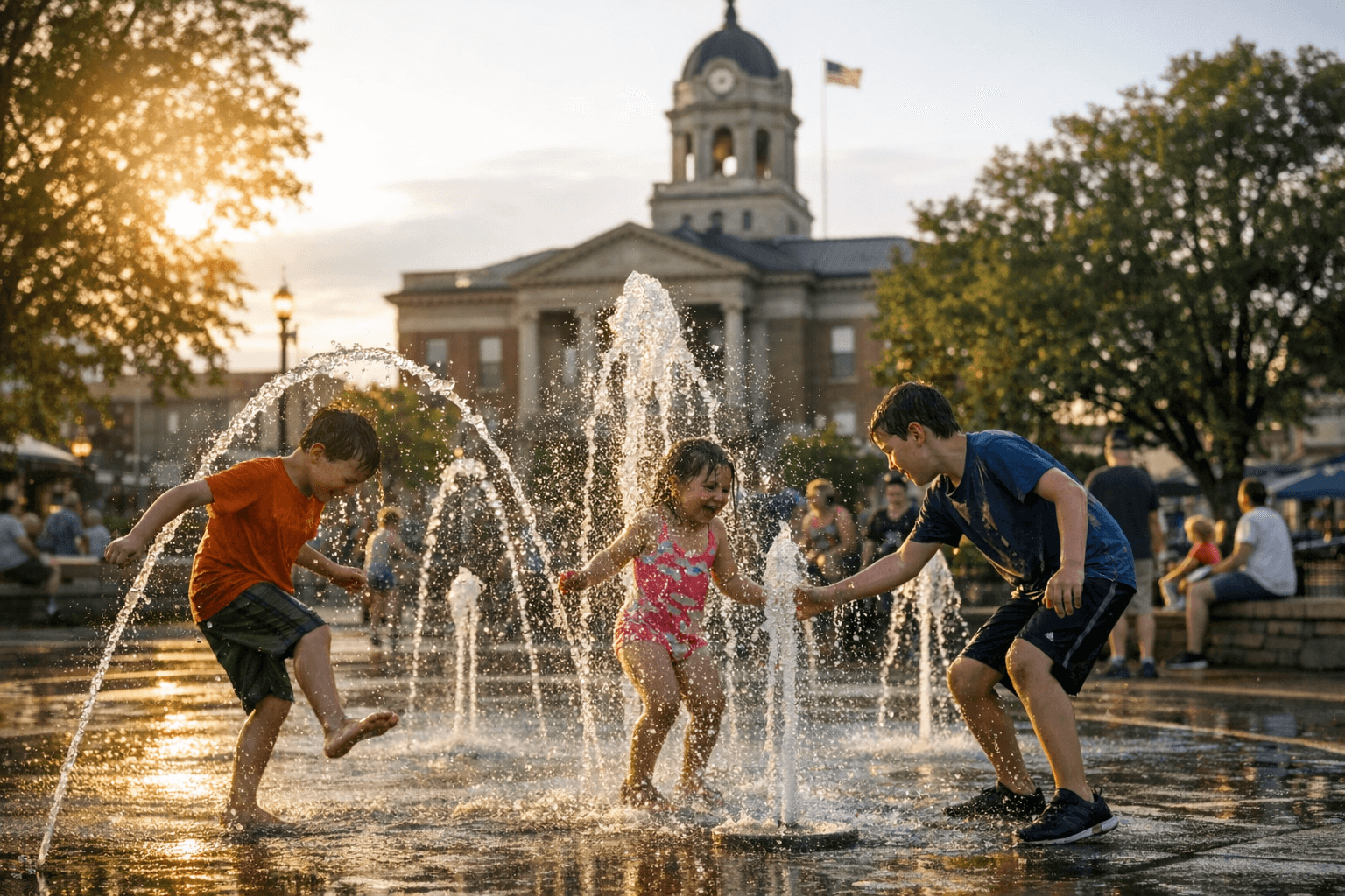 Sterling Community Fund Proposes Splash Park for Downtown Courthouse Square