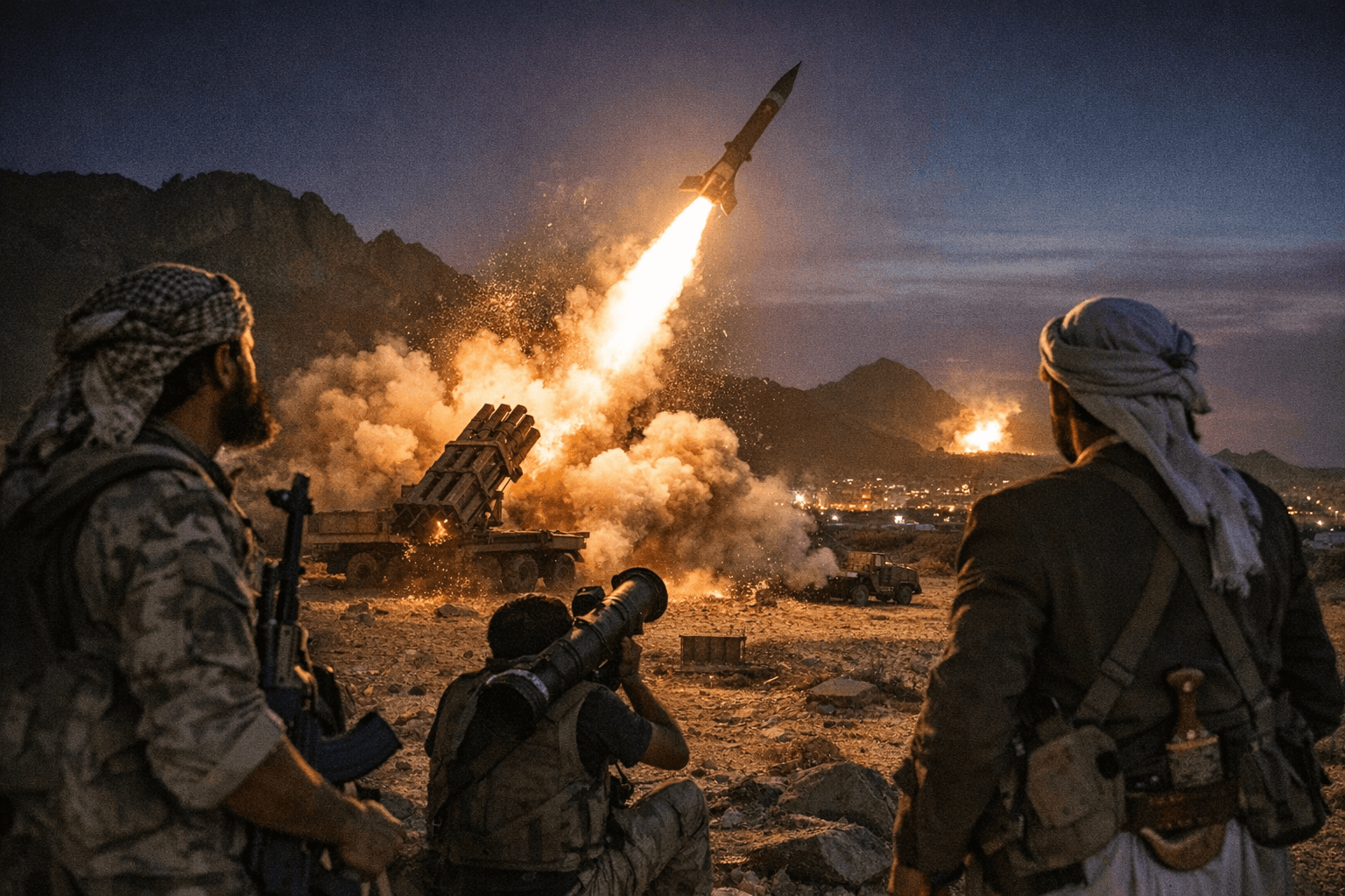 Houthis Fire Missiles at Israel, Widening Iran War to Yemen