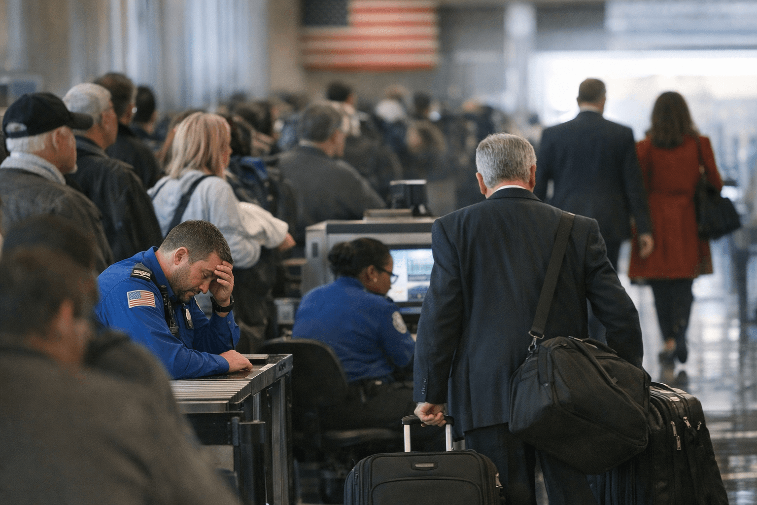 TSA Lines Back Up as Congress Heads Home Without Funding Deal