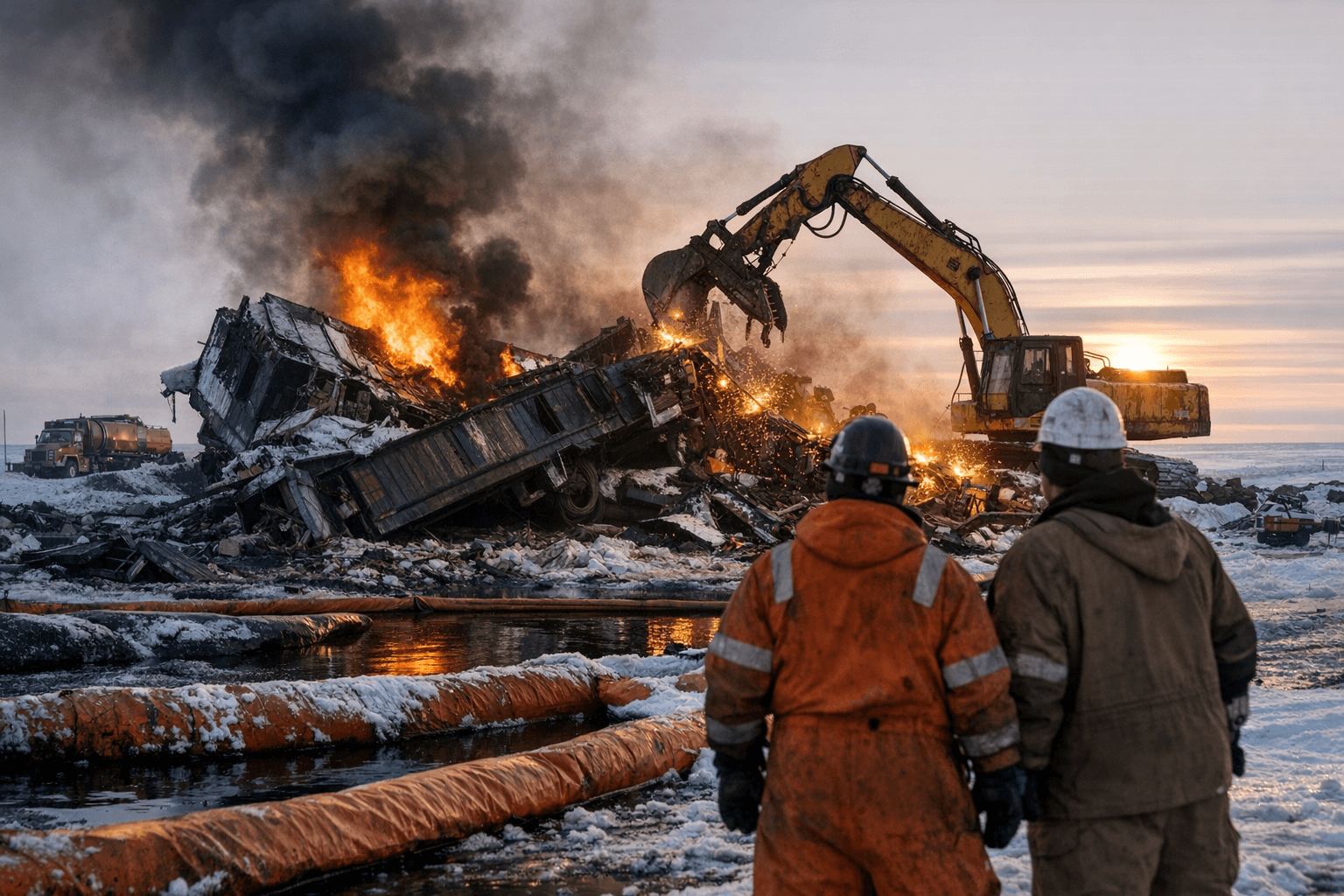 Doyon 26 Rig Deconstruction 95% Complete After January North Slope Overturn