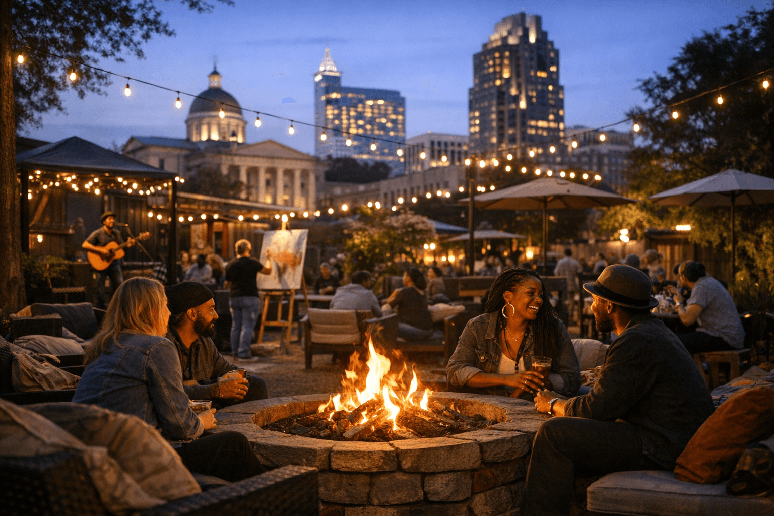 Artist Lounge Brings Creative Hub, Outdoor Oasis to Downtown Raleigh