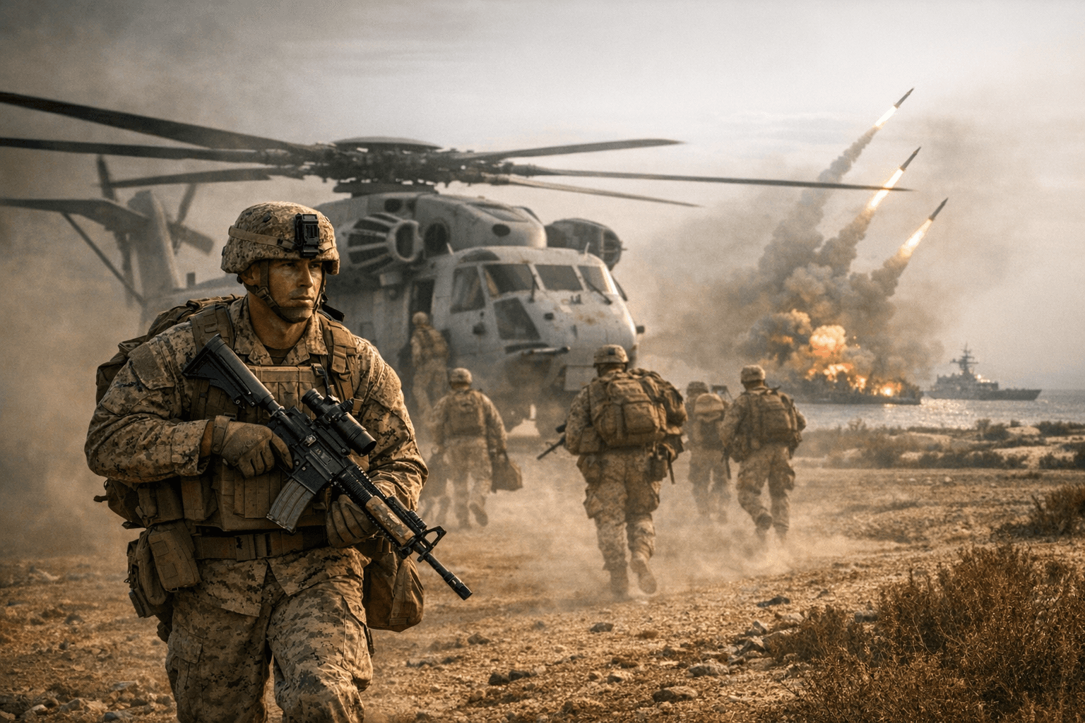 U.S. Marines Deploy to Middle East as Houthis Join Iran Conflict